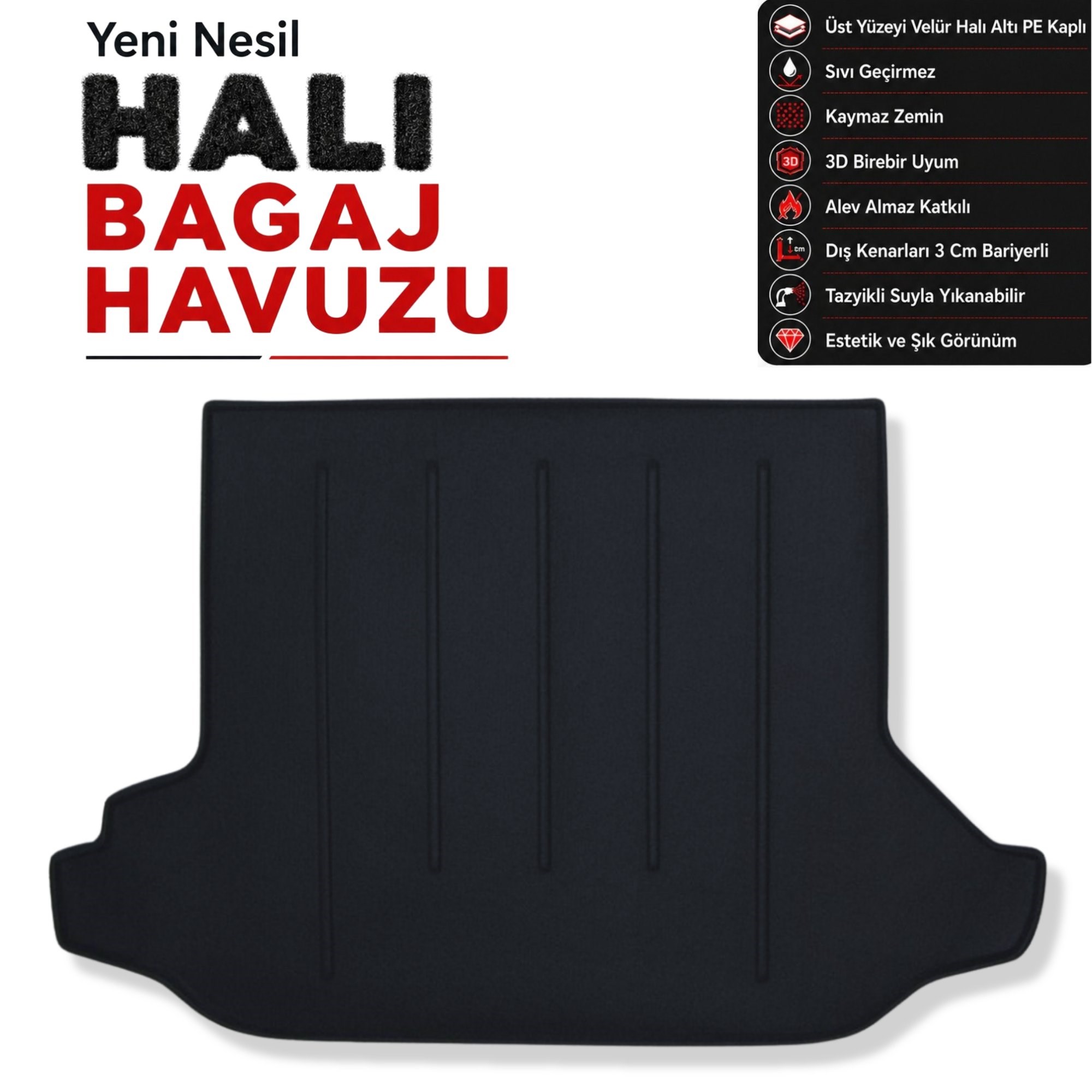 Subaru Outback Halı Bagaj Havuzu (2010-2014 Arası)