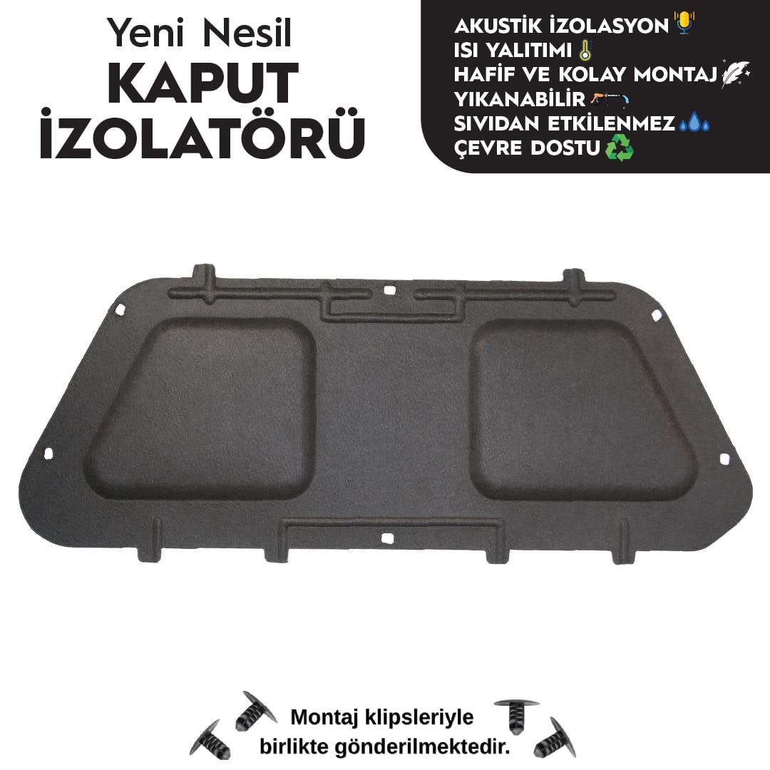 Fiat Doblo 3 Kaput İzolatörü (2010-2022 Arası)