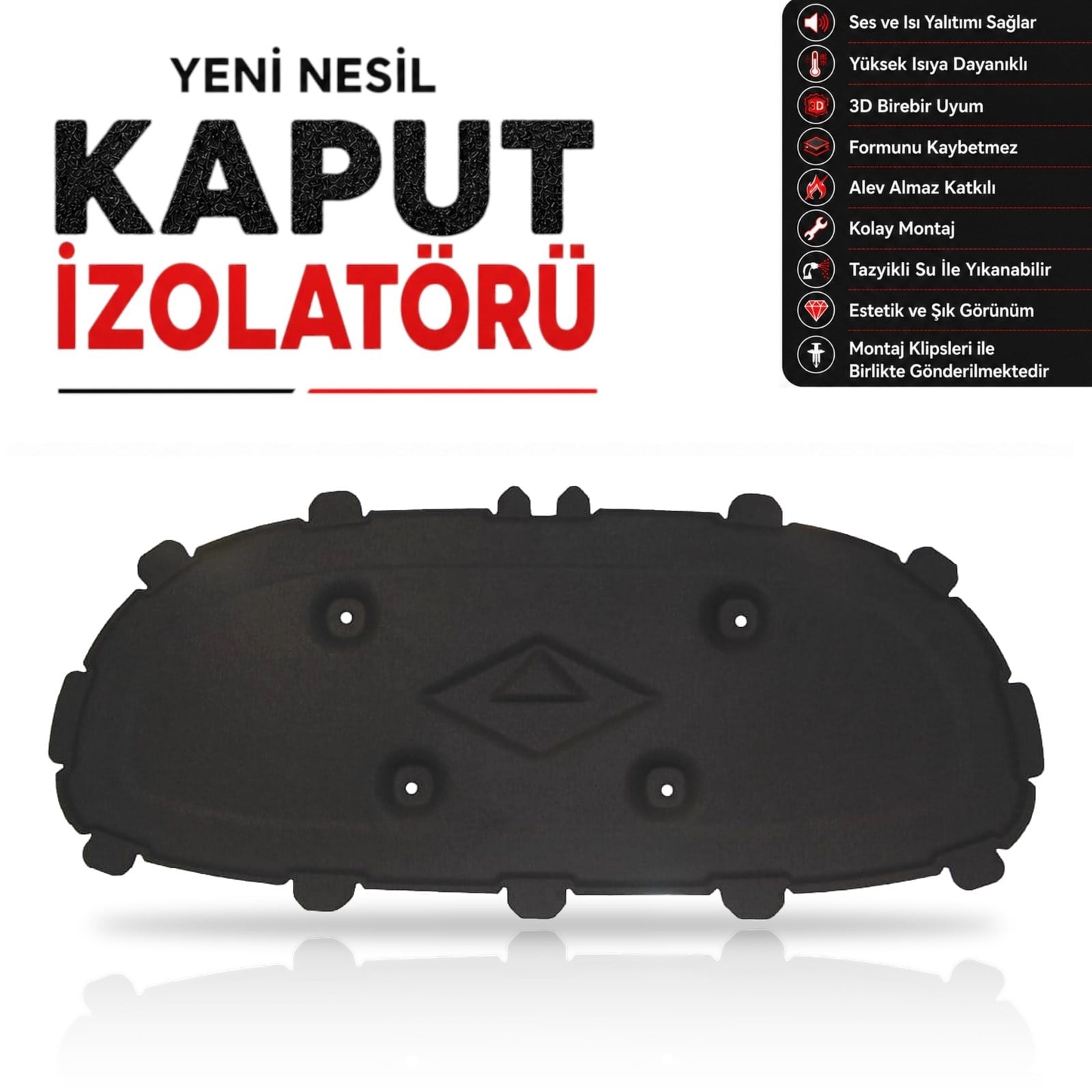 TOGG T10X Kaput İzolatörü 2023 ve Sonrası