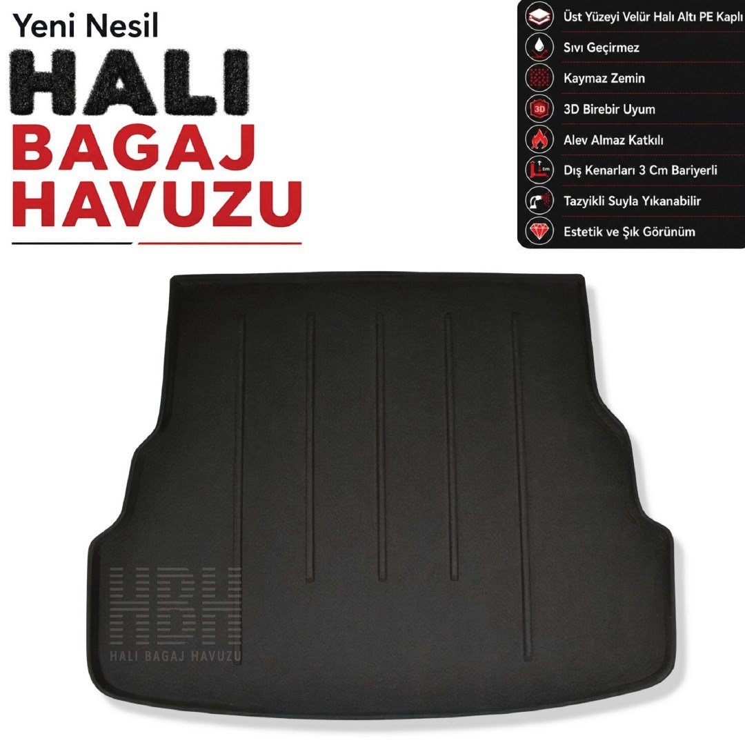 Kia Rio Sedan Halı Bagaj Havuzu (2012 Sonrası)