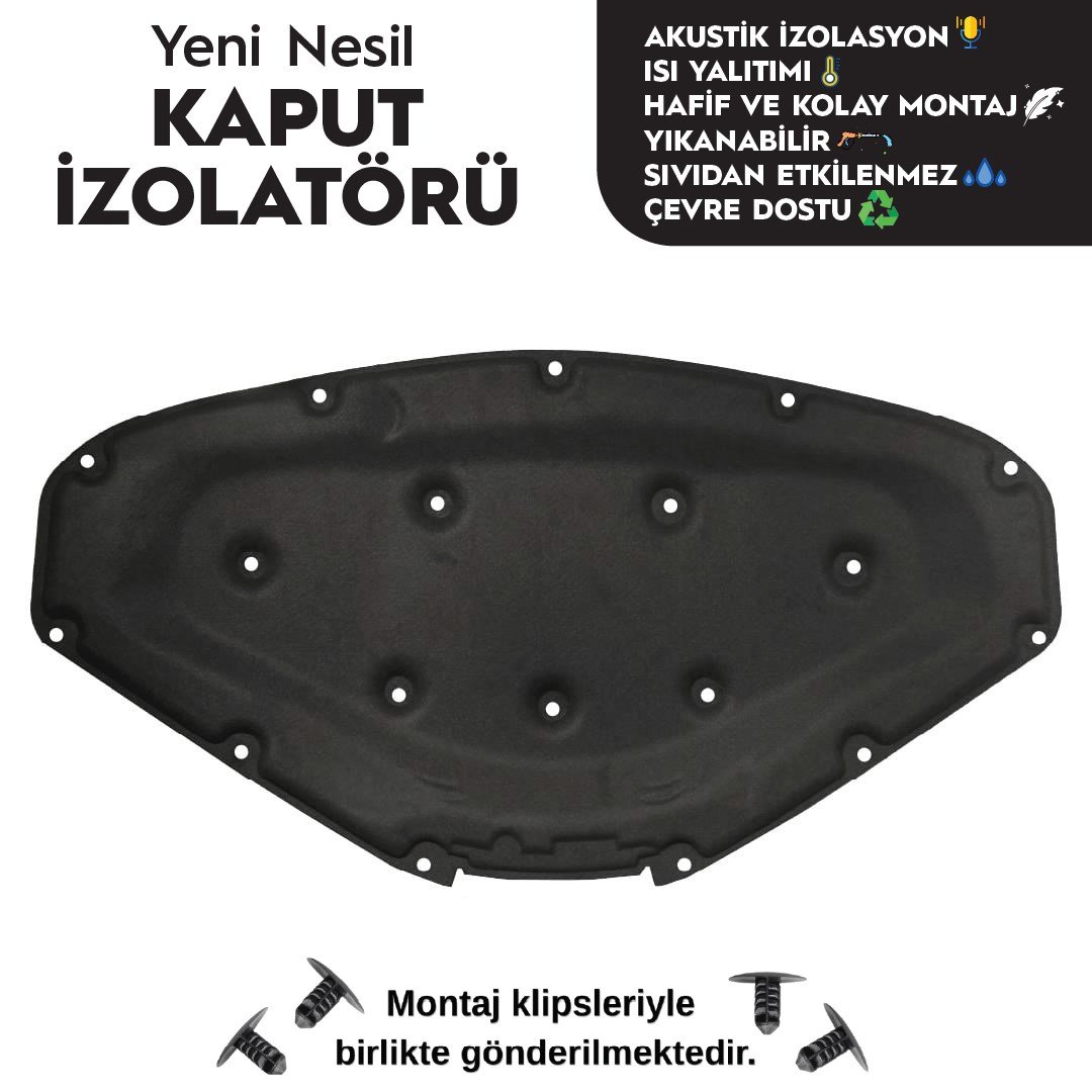 BMW 3 Serisi F30 Kaput izolatörü (2011-2019 Arası)
