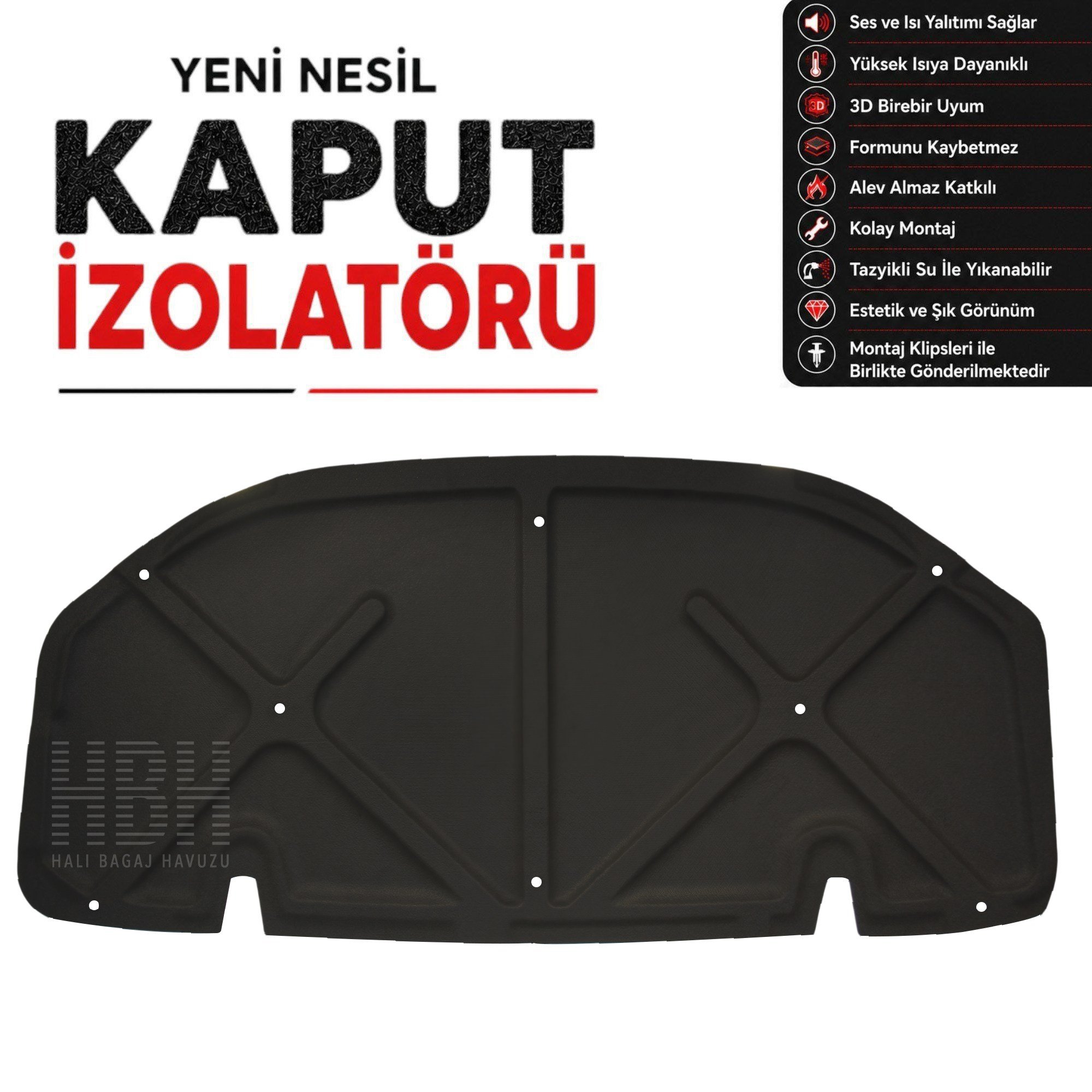 Toyota Avensis Kaput İzolatörü II. Nesil (2003-2009 Arası)