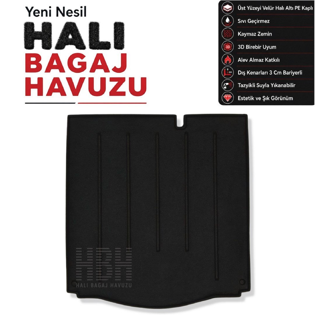 Peugeot 301 Halı Bagaj Havuzu (2012-2016 Arası)