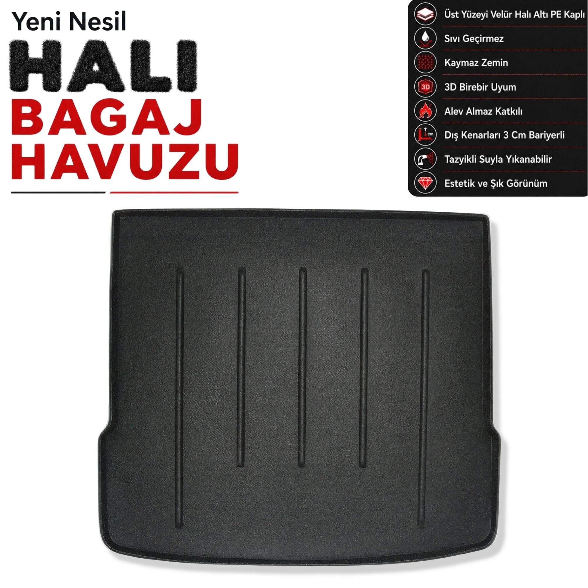 Audi Q5 Halı Bagaj Havuzu (2017-2021 Arası)