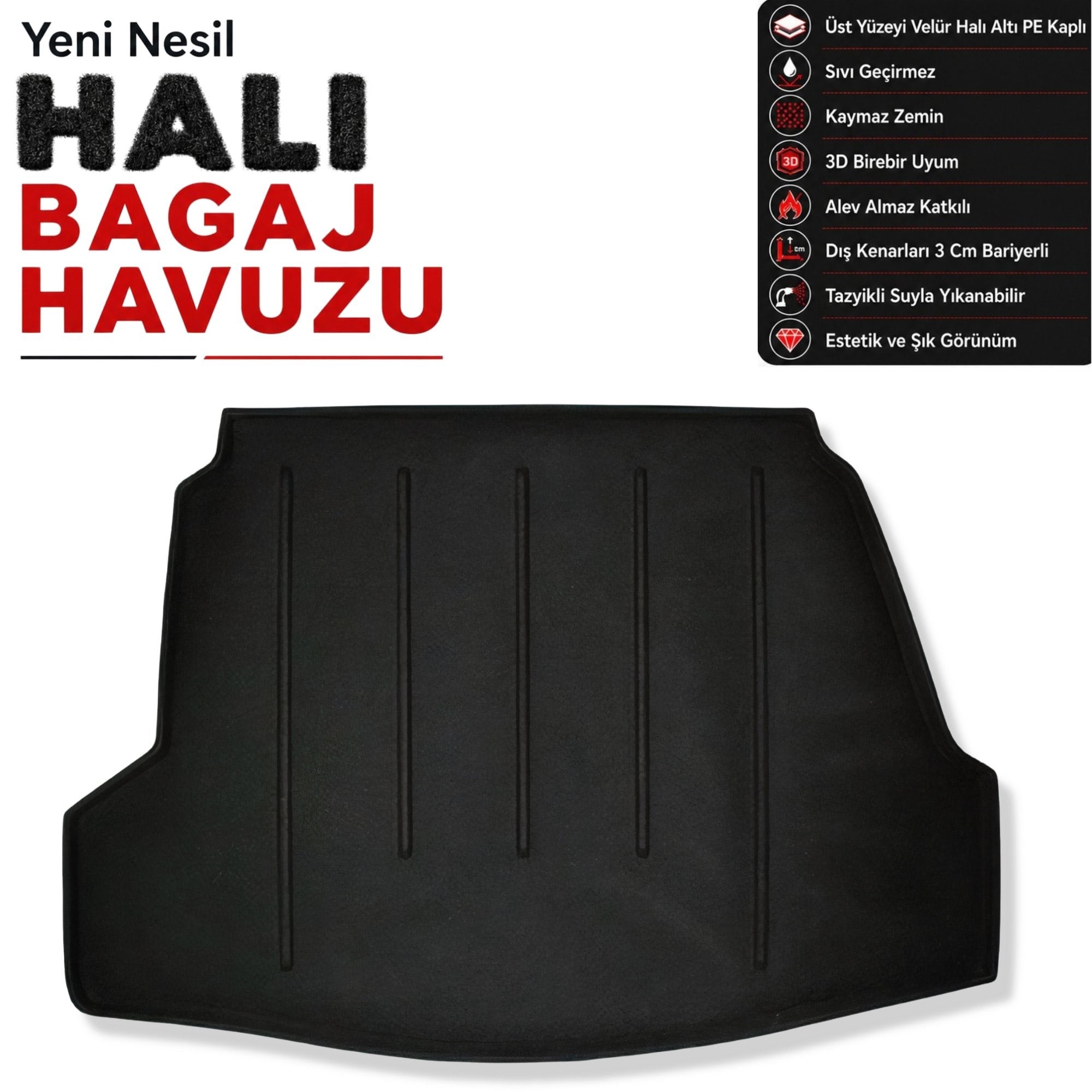 Hyundai İ40 Halı Bagaj Havuzu (2011 Sonrası)
