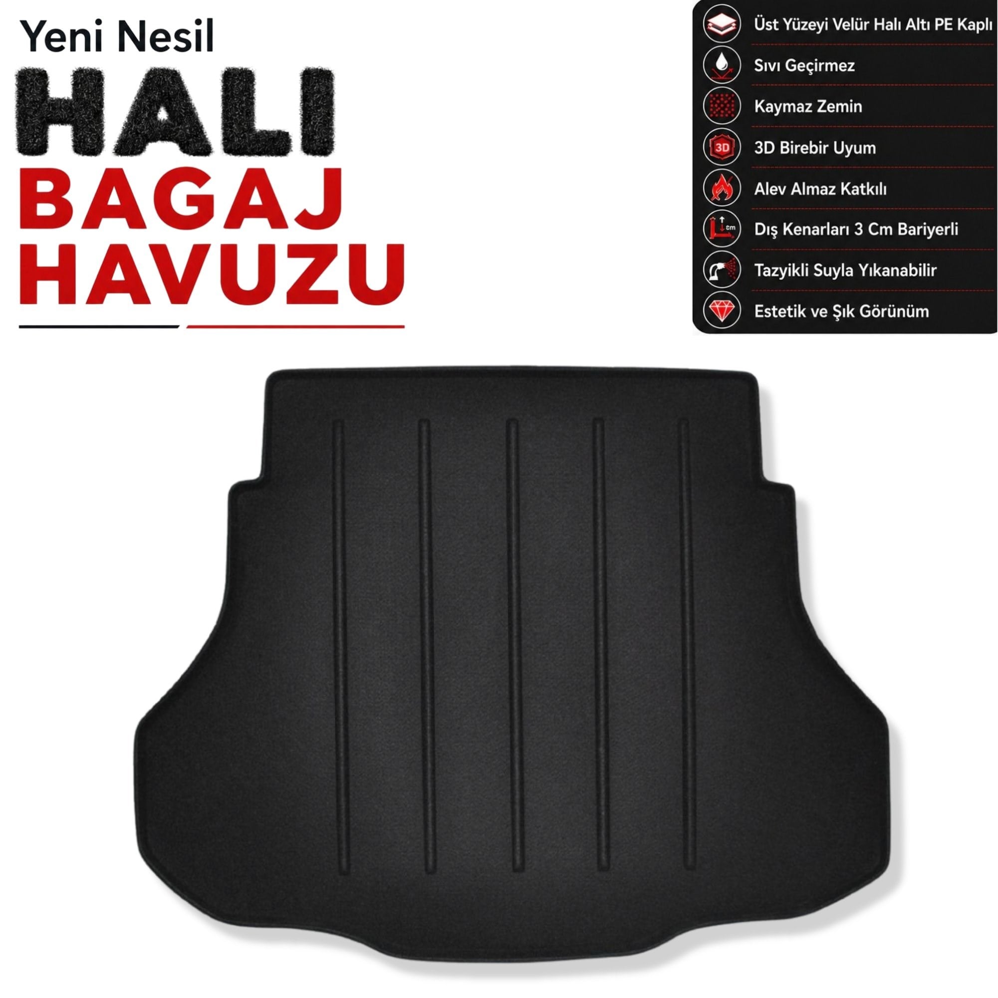 Hyundai Elantra Halı Bagaj Havuzu (2020 Sonrası)