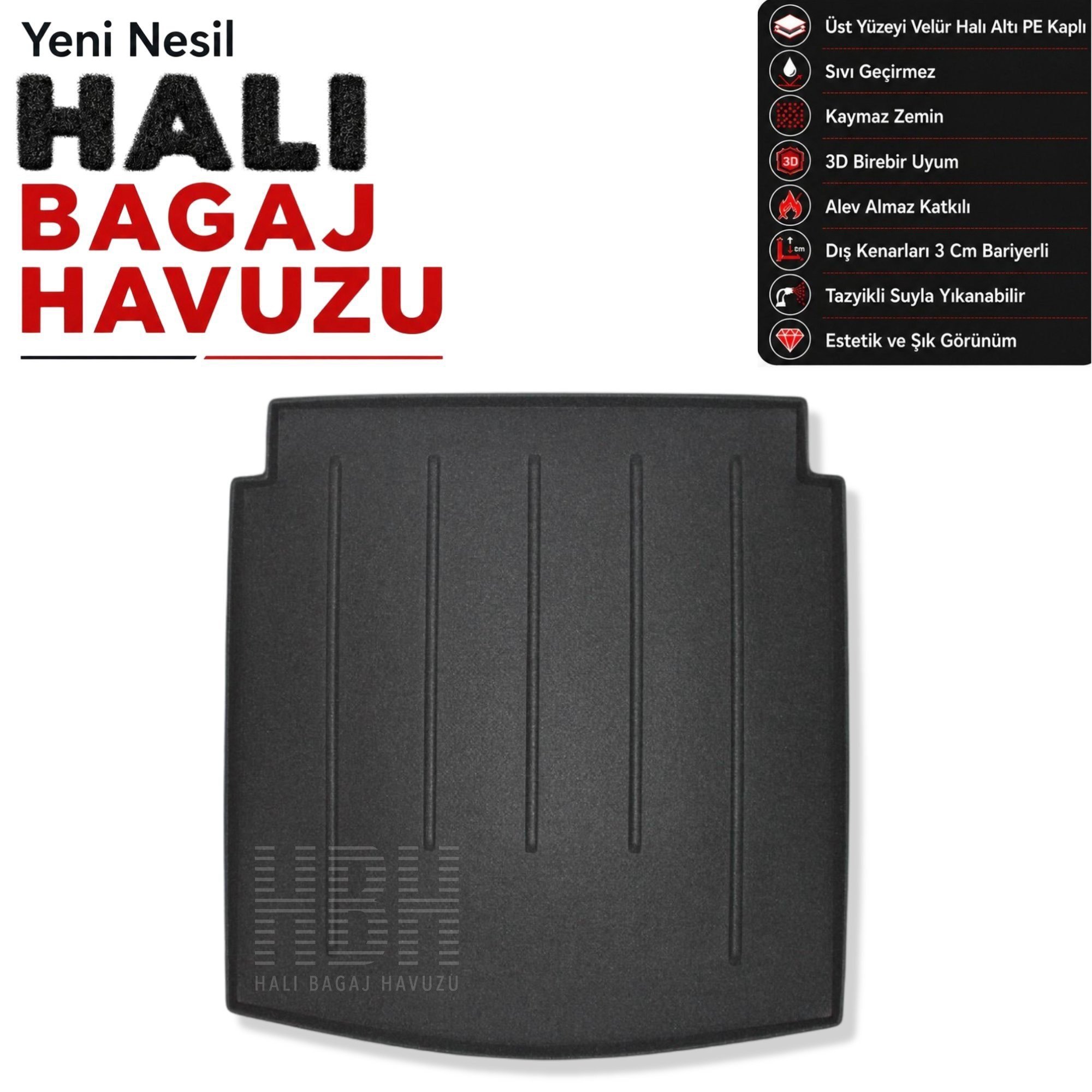 Audi A4 Halı Bagaj Havuzu (2008 - 2015 Arası)