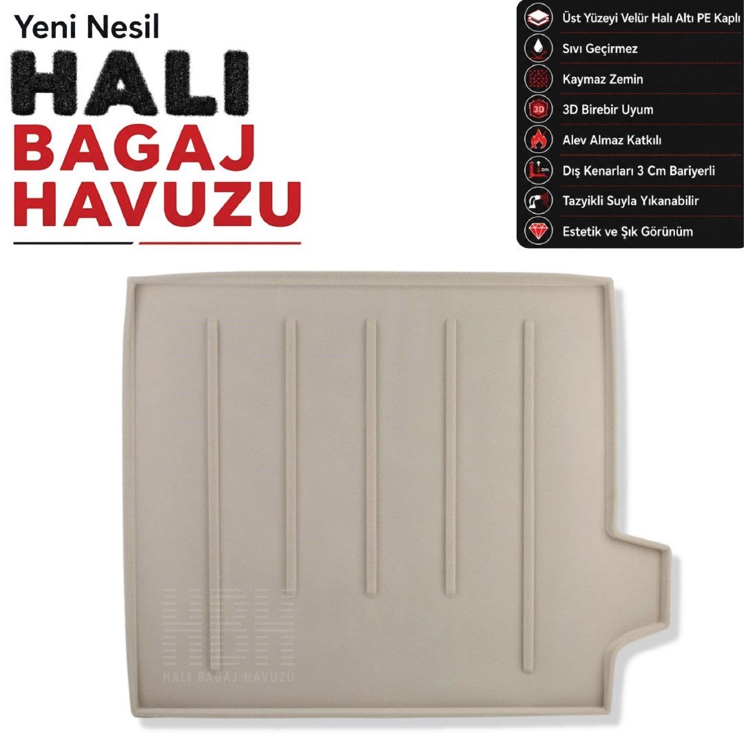 Land Rover Range Rover Sport Halı Bagaj Havuzu 2013-2018 Arası Uyumlu