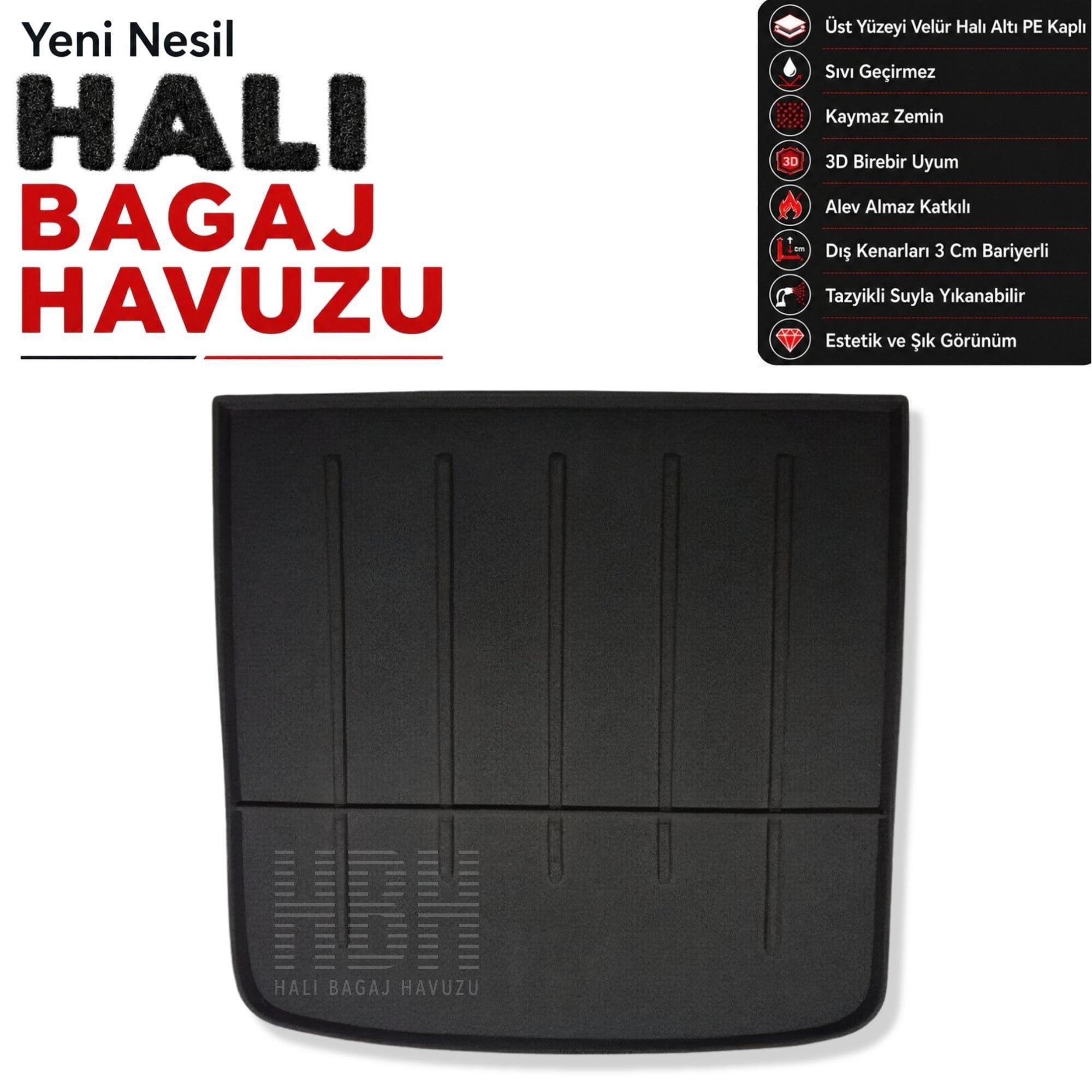 Fiat Freemont Halı Bagaj Havuzu (2011-2016 Arası)