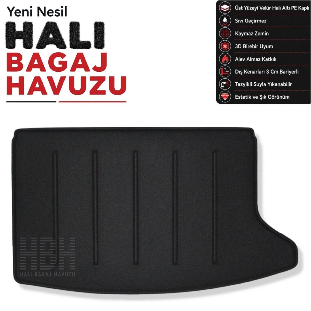 Kia Ceed 1.0 Motor Uyumlu Halı Bagaj Havuzu (2022 Sonrası)