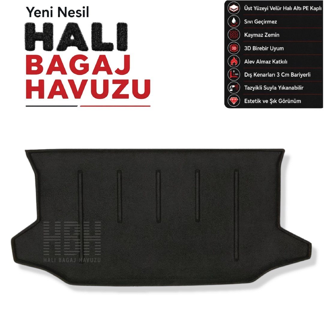 Nissan Note E11 Halı Bagaj Havuzu (2006-2013 Arası)