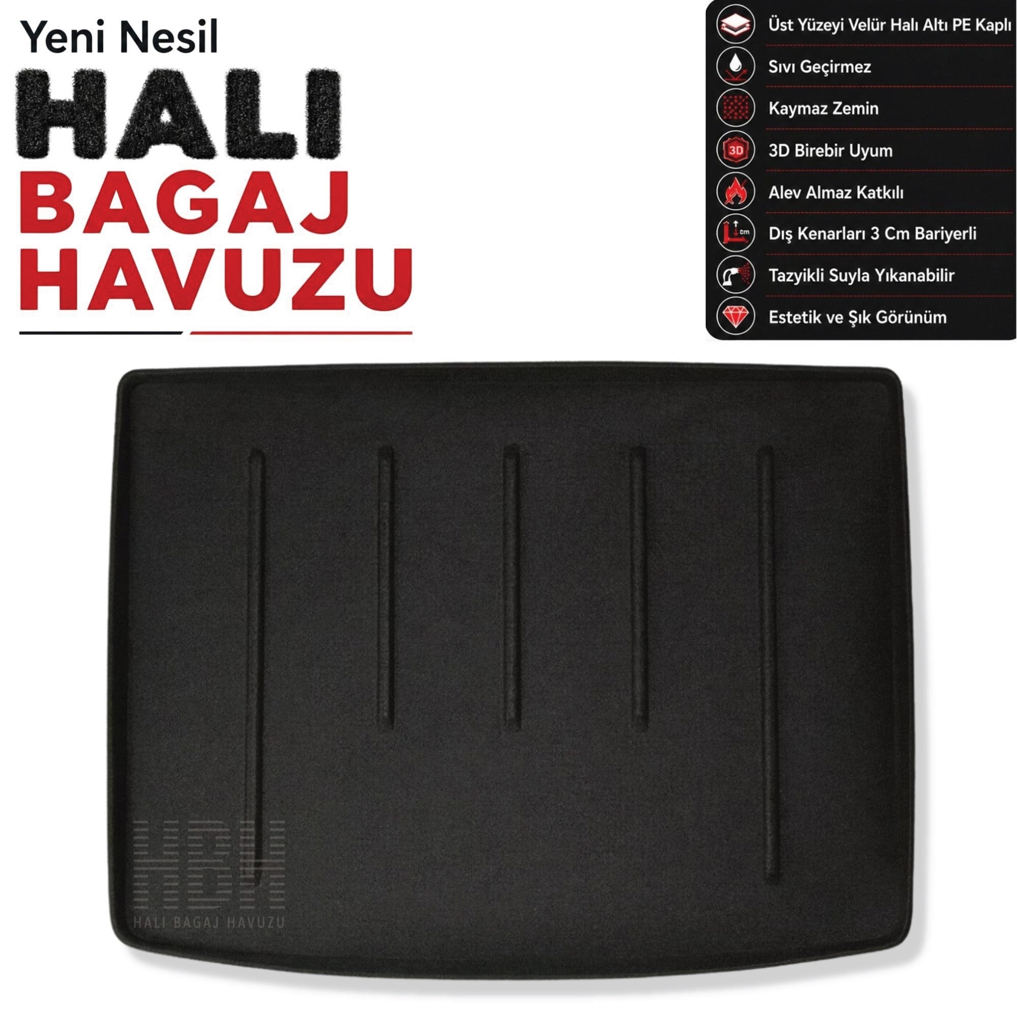 Jeep Renegade Halı Bagaj Havuzu (2014 ve Sonrası)