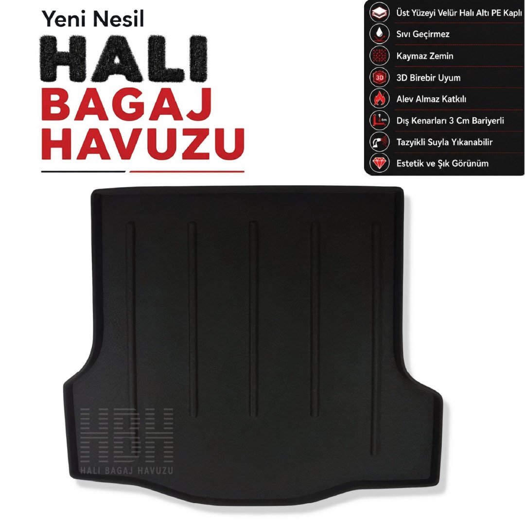 Renault Symbol Halı Bagaj Havuzu (2013 sonrası)