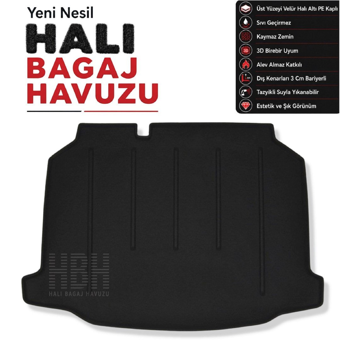 Seat Leon III Halı Bagaj Havuzu (2013 - 2017 Arası)