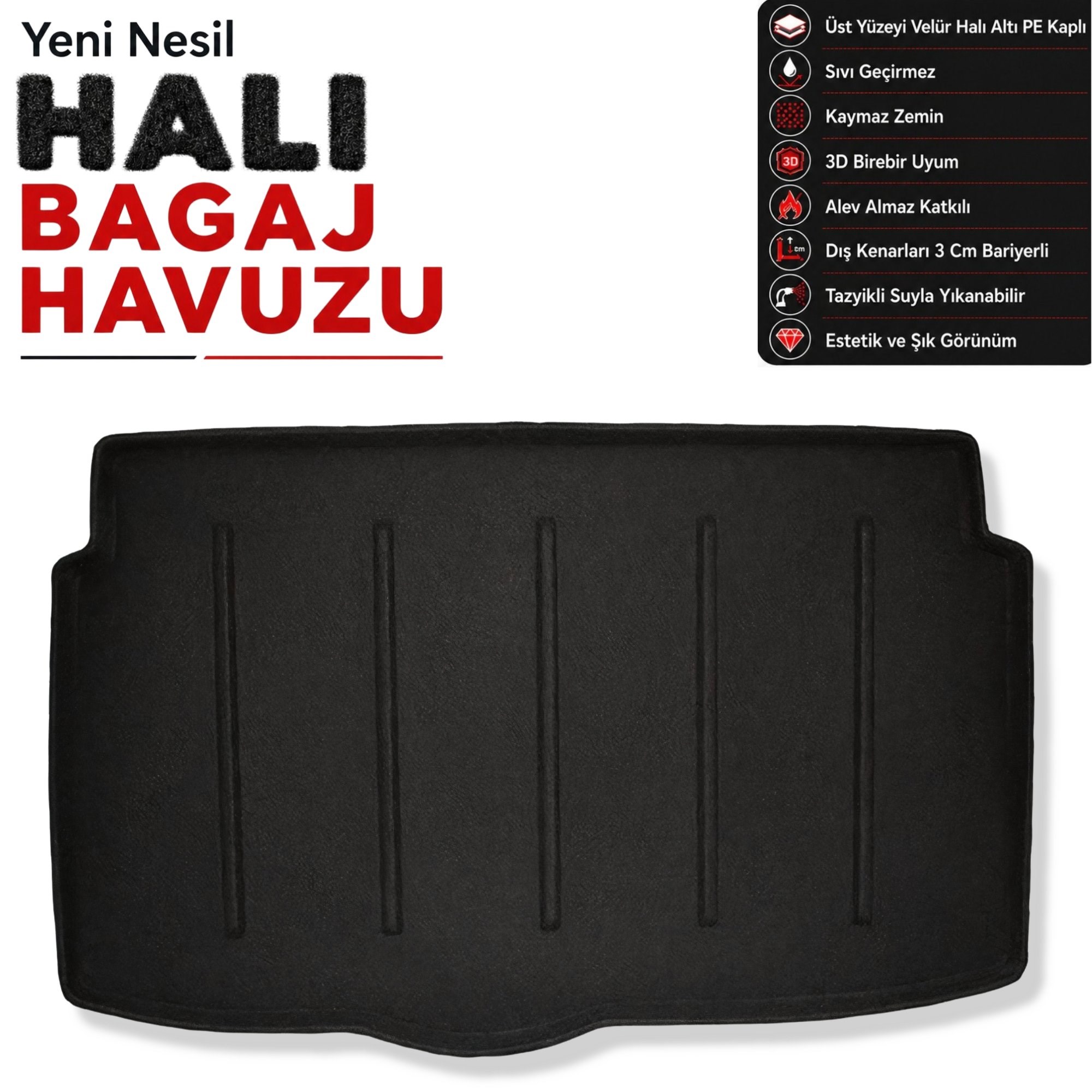 Hyundai i20 Halı Bagaj Havuzu (2020 Sonrası)