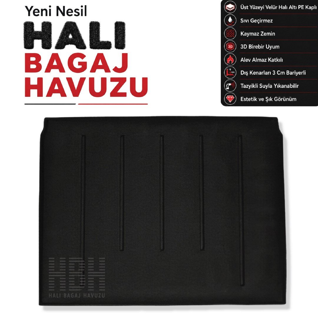 Opel Combo Halı Bagaj Havuzu (2012-2019 Arası)