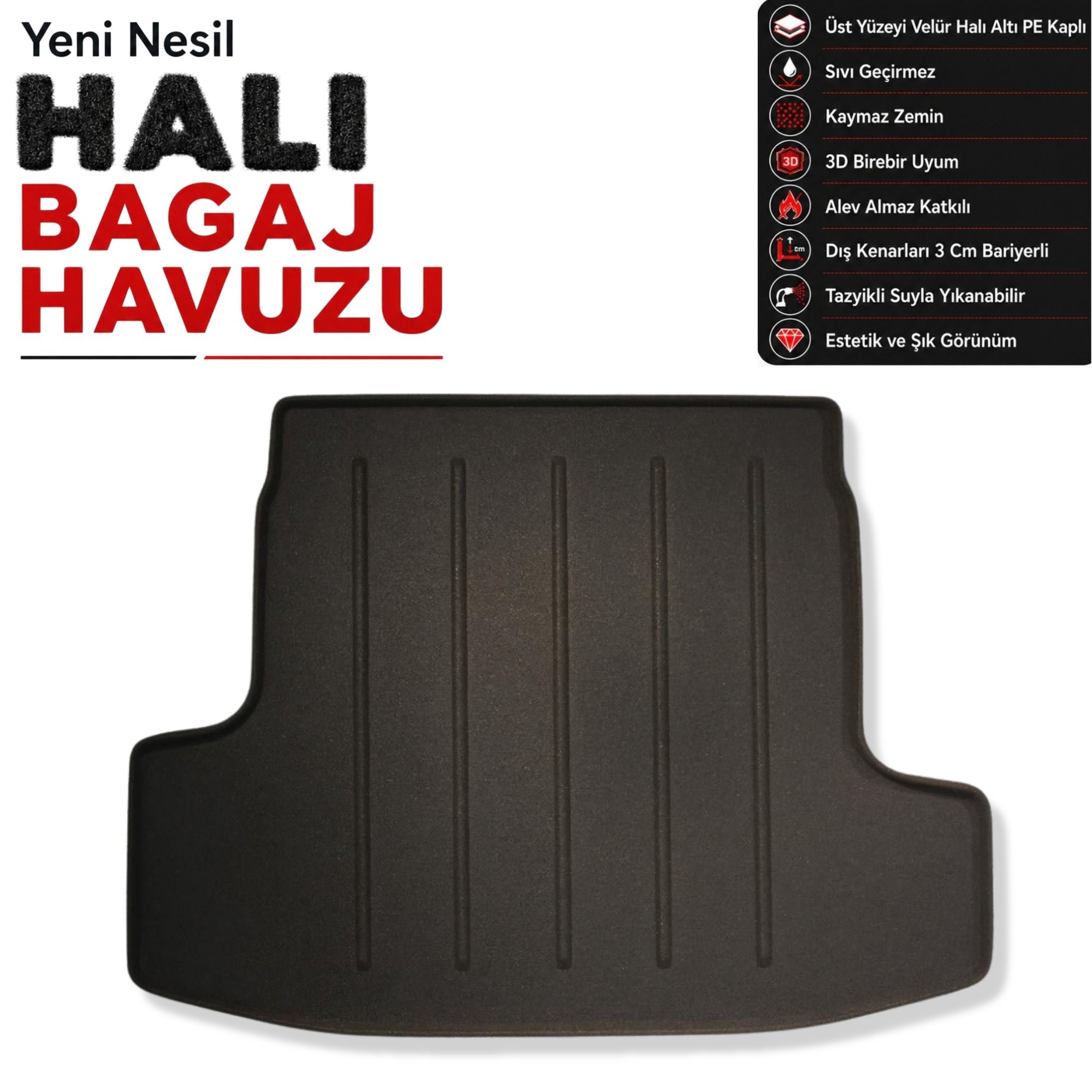 BMW M3 Touring Halı Bagaj Havuzu G81 (2025 ve Sonrası)