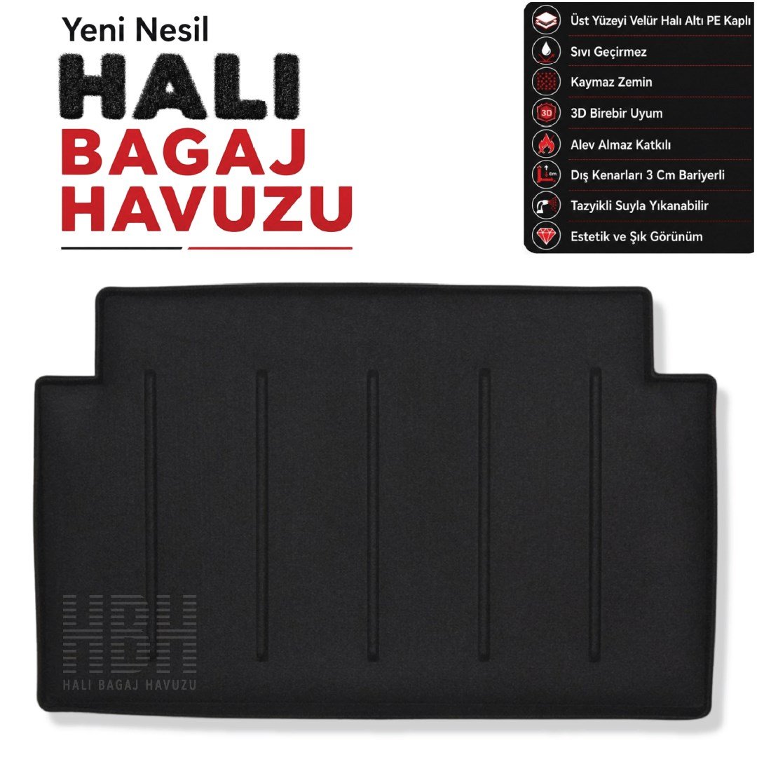 Peugeot Rifter Halı Bagaj Havuzu (2019 Sonrası)