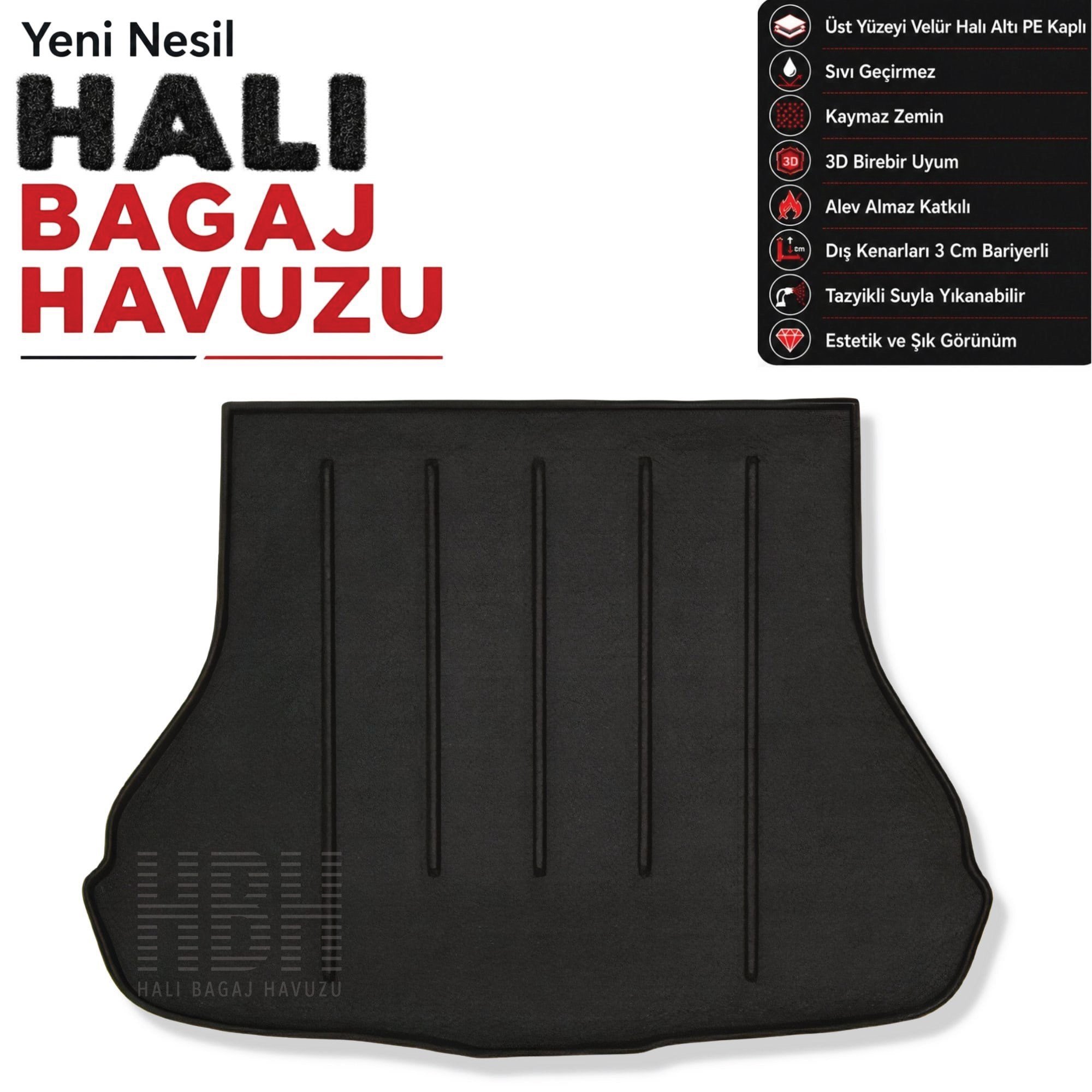 Hyundai Elantra Halı Bagaj Havuzu (2011-2016 Arası)