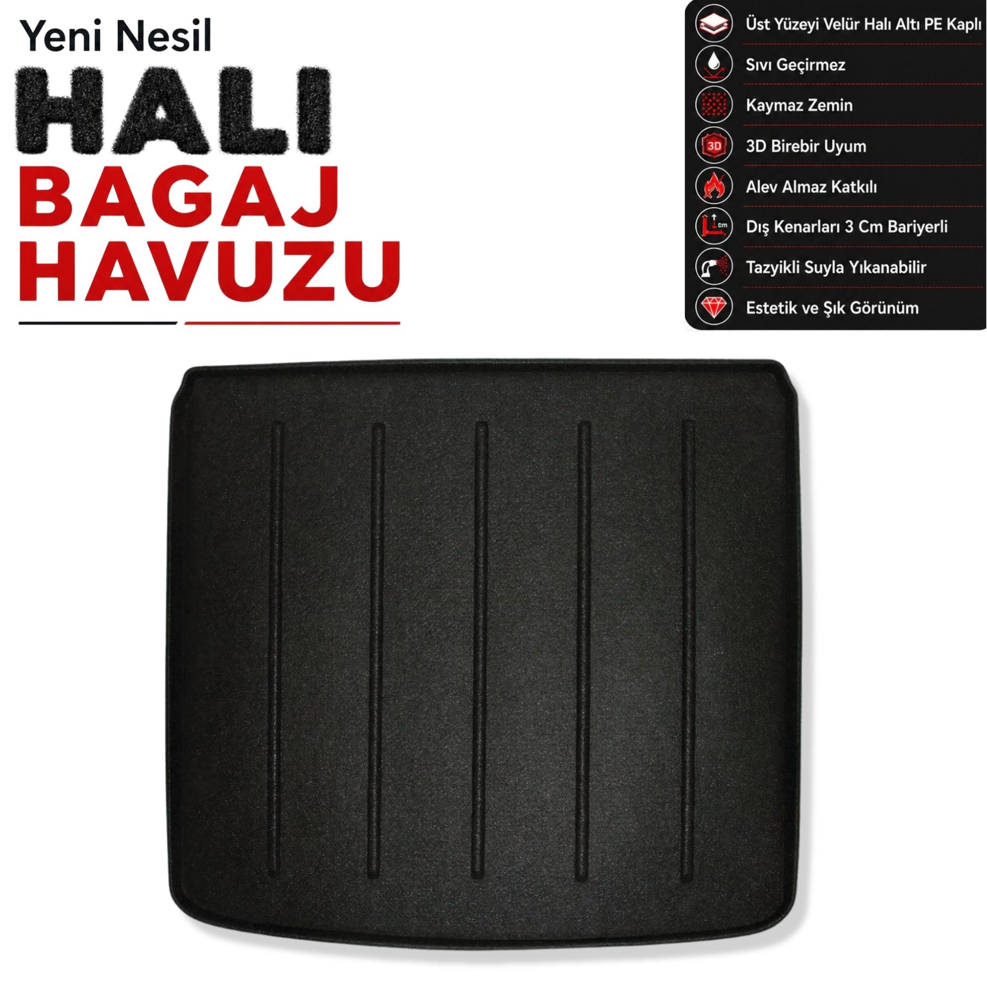 BMW 2 Gran Coupe Halı Bagaj Havuzu F44 (2020 Sonrası)