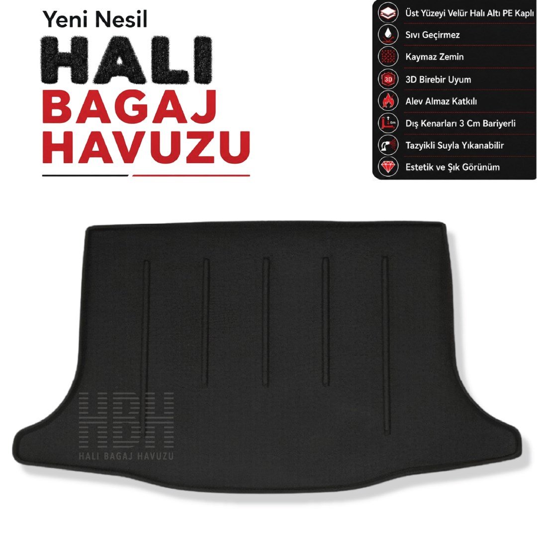 Nissan Pulsar Halı Bagaj Havuzu (2013 Sonrası)