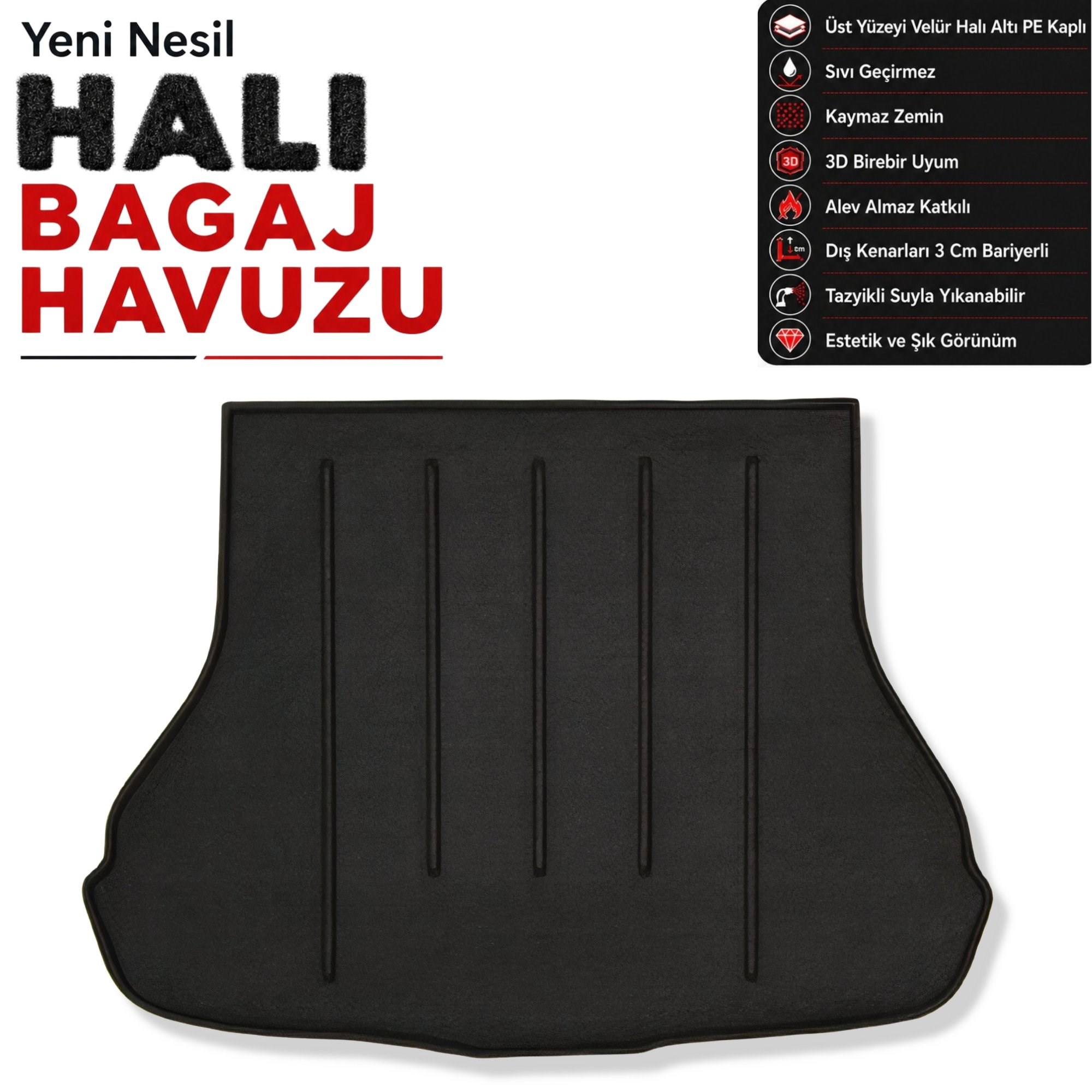 Hyundai Elantra Halı Bagaj Havuzu (2011-2016 Arası)