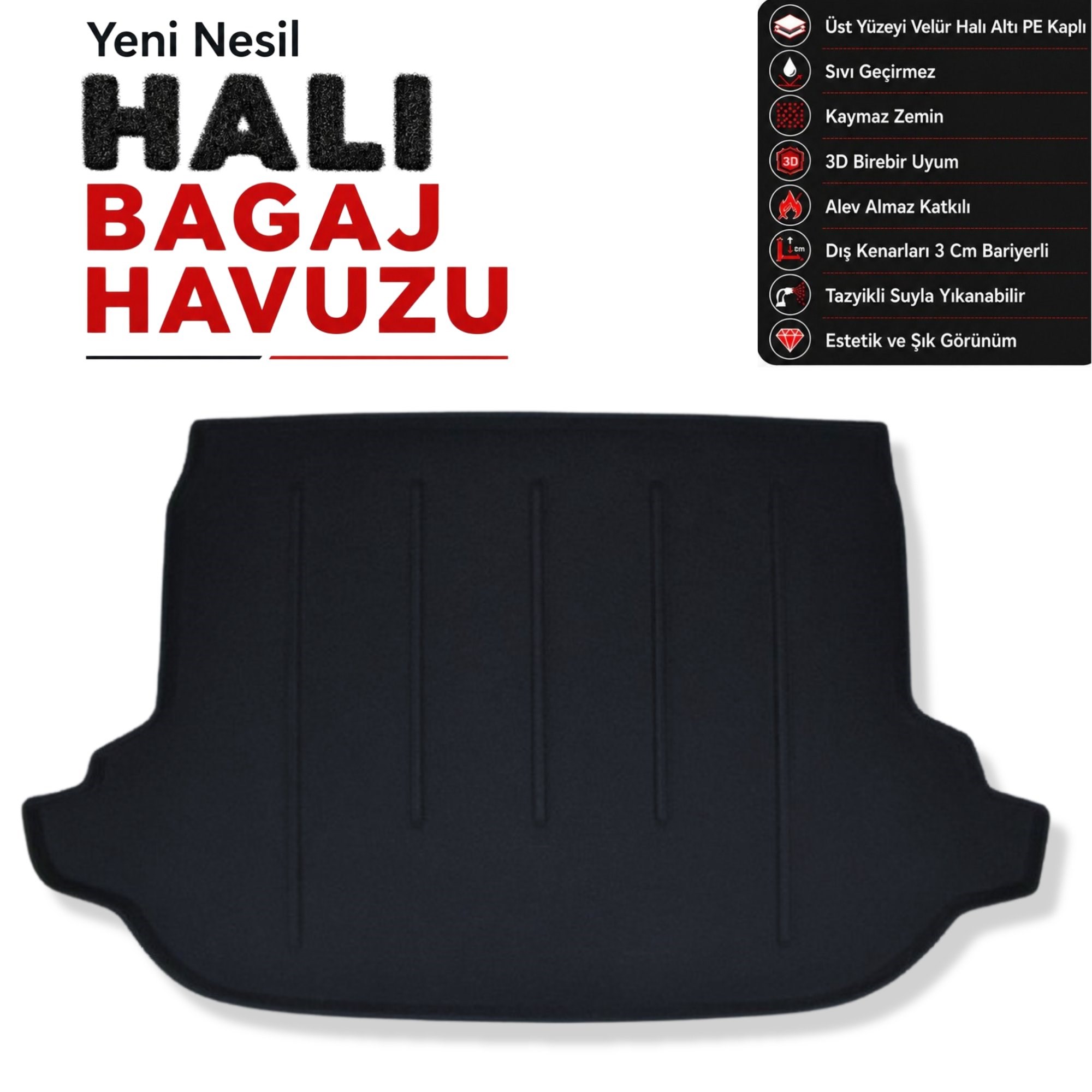 Subaru Forester  Halı Bagaj Havuzu (2013 - 2019 Arası)