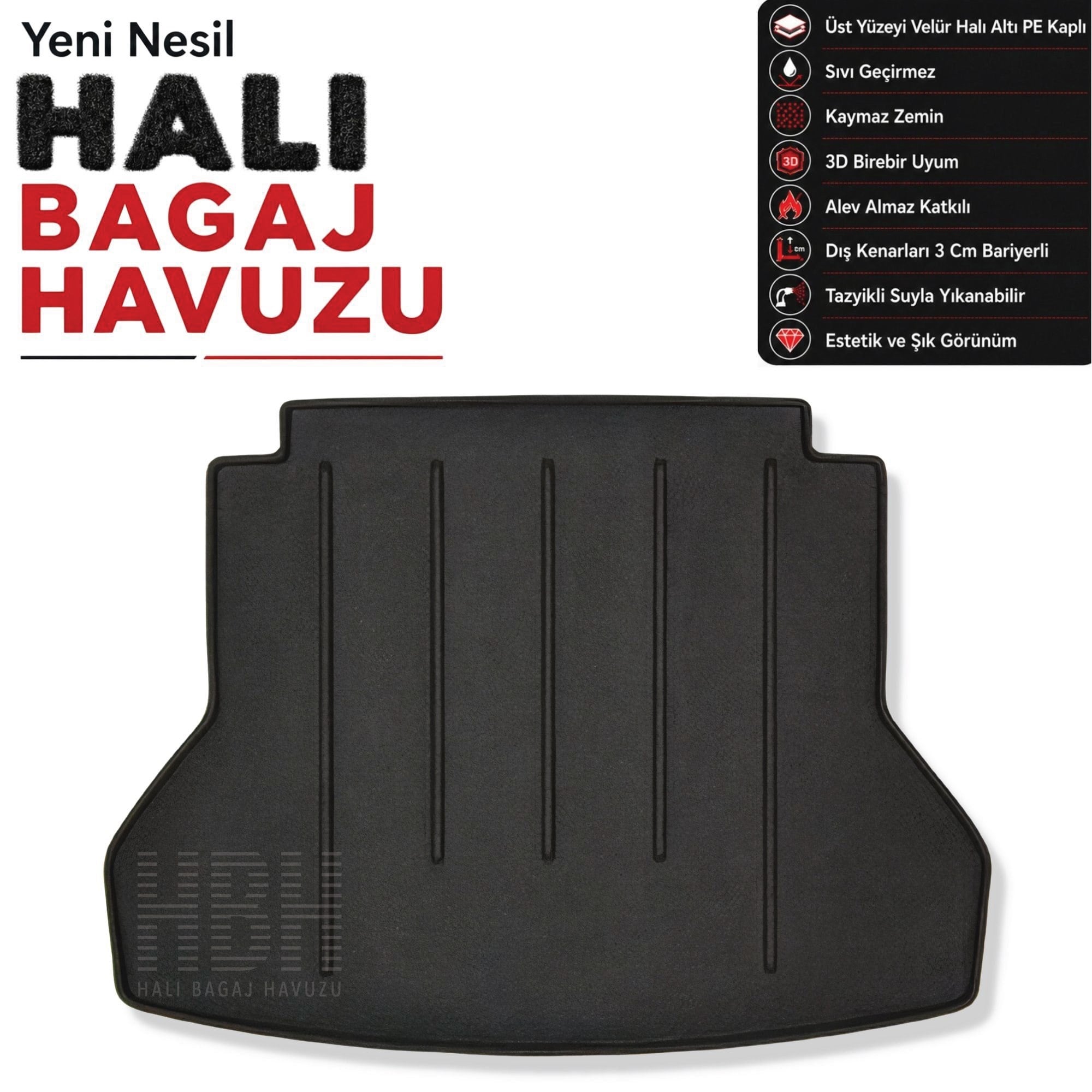 Hyundai Elantra Halı Bagaj Havuzu (2016-2020 Arası)