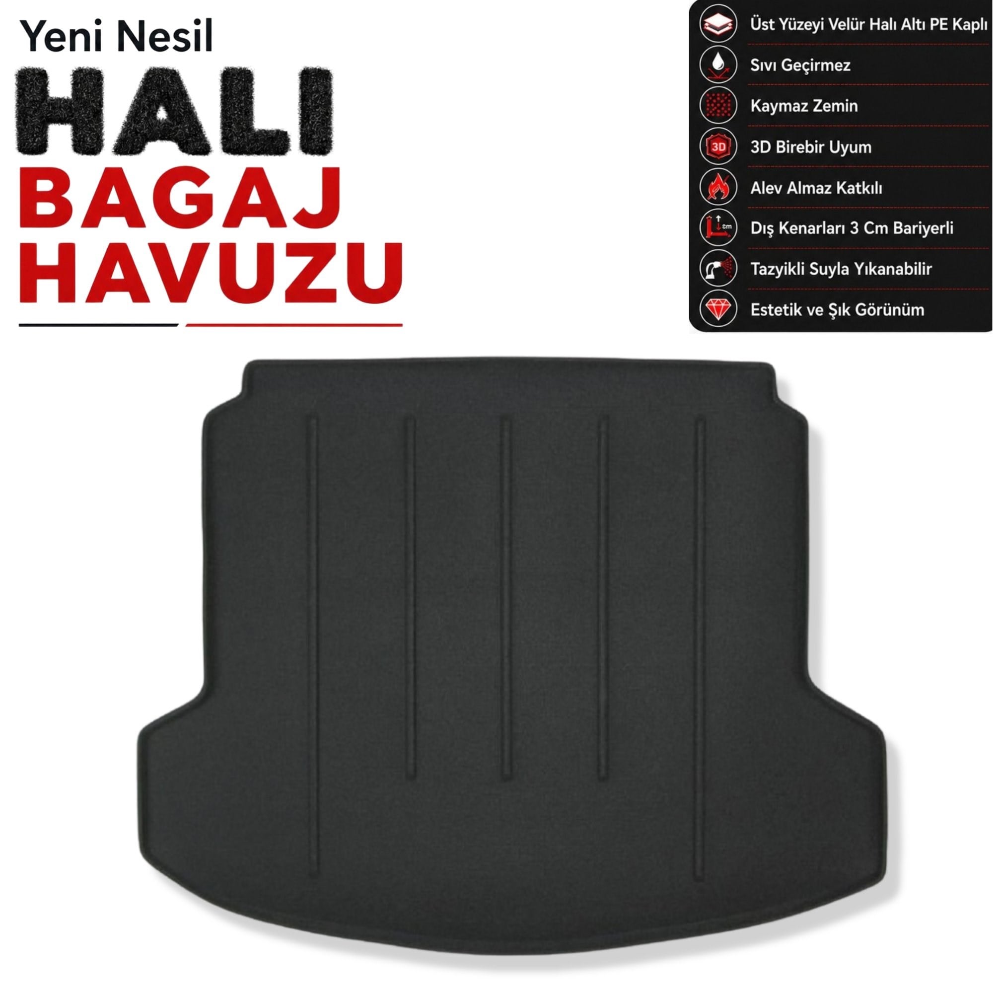 Fiat Egea Station Wagon Halı Bagaj Havuzu (2021 ve Sonrası)
