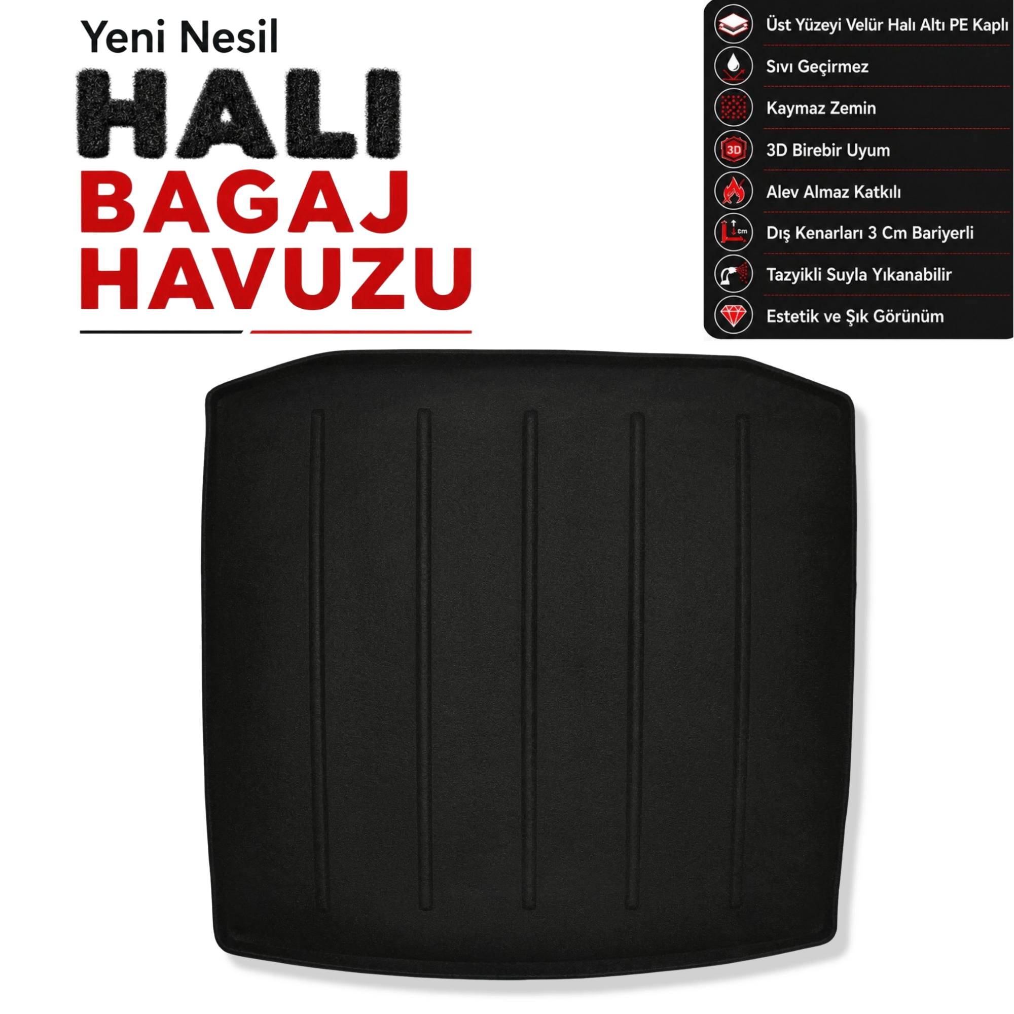 Skoda Octavia IV Halı Bagaj Havuzu (2020 Sonrası)
