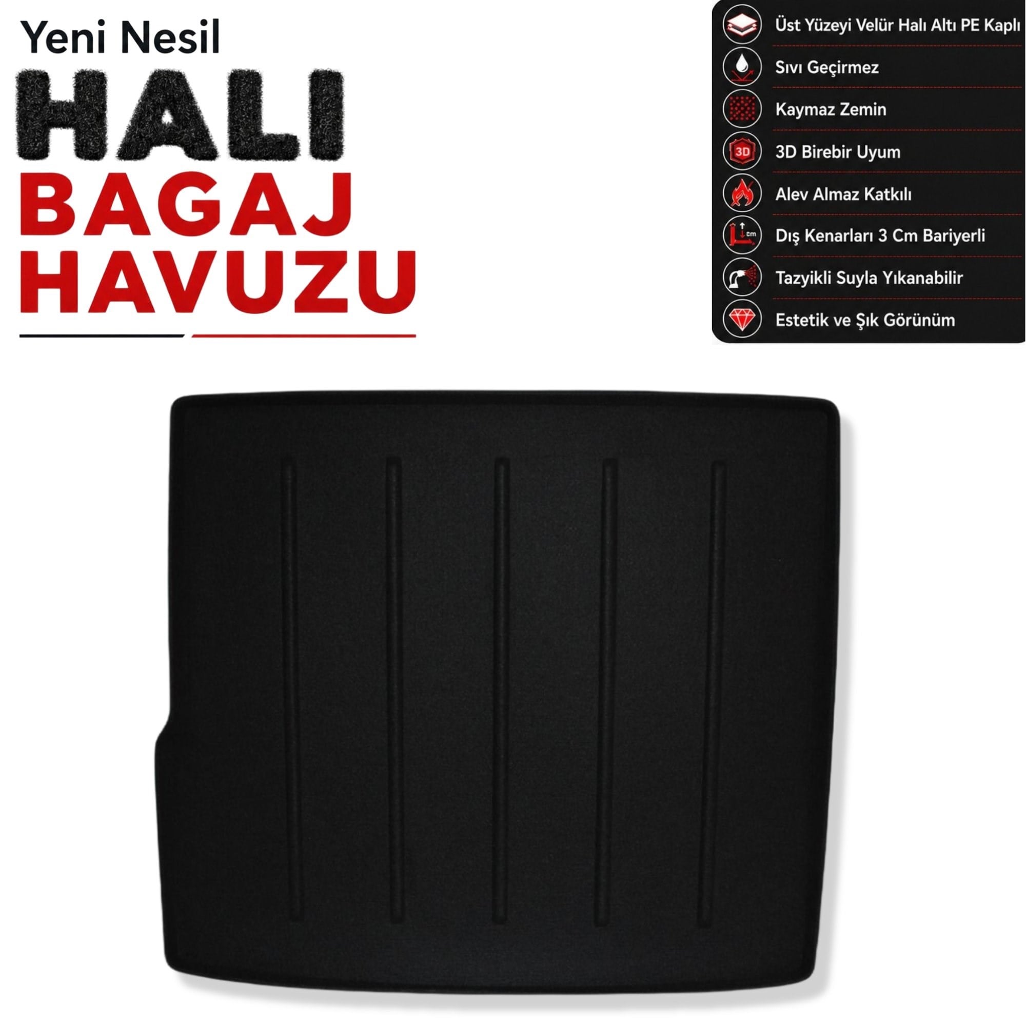 BMW iX 2 Halı Bagaj Havuzu U10 (2023 ve Sonrası)