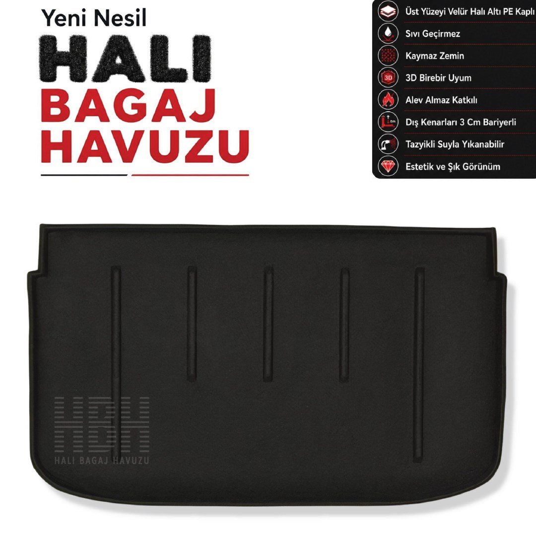 Nissan Micra K12 Halı Bagaj Havuzu (2002-2010 arası)