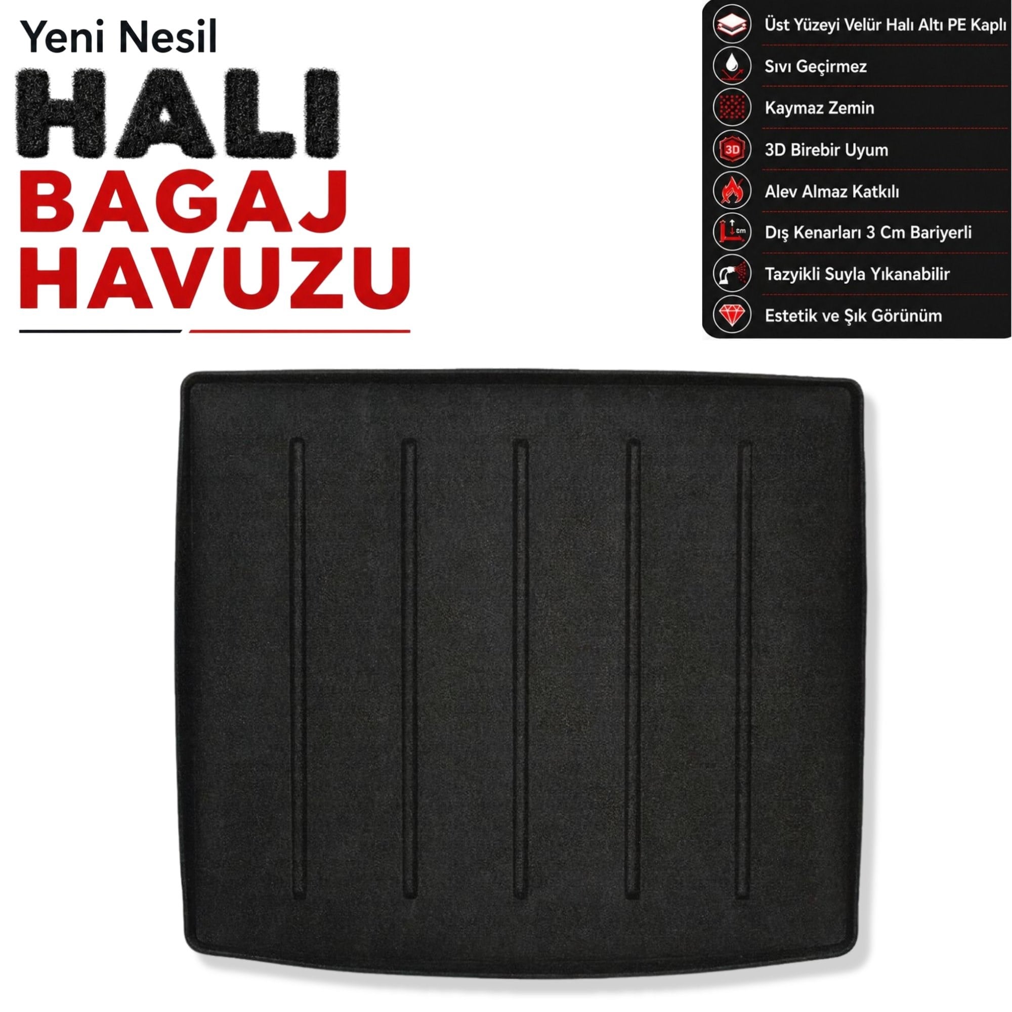 Audi Q3 Halı Bagaj Havuzu (2021 Sonrası)