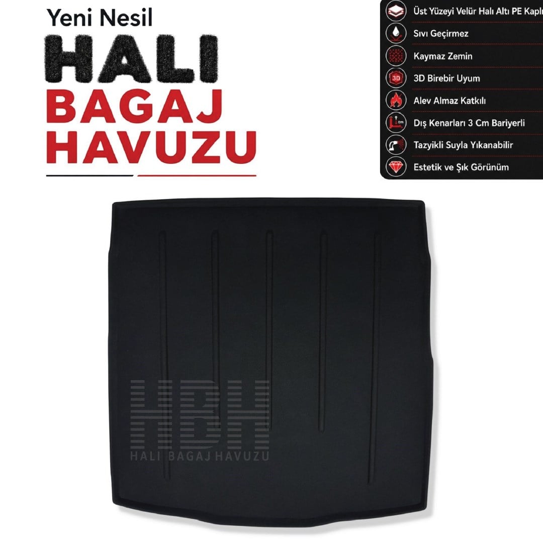 Vw Passat Halı Bagaj Havuzu (B8 - 2014-2023 Arası)