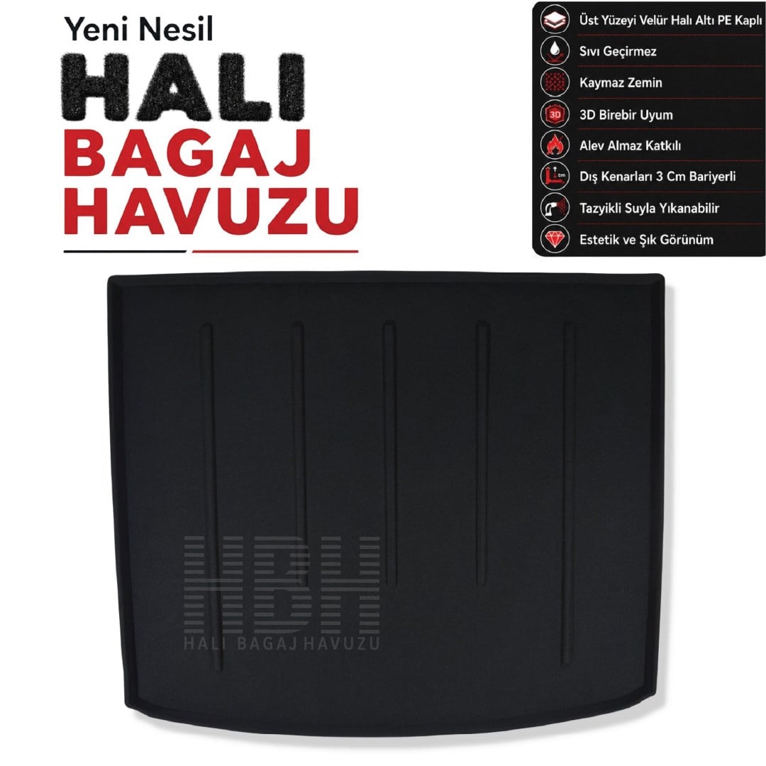 Vw Touareg Halı Bagaj Havuzu (2010-2018 Arası)