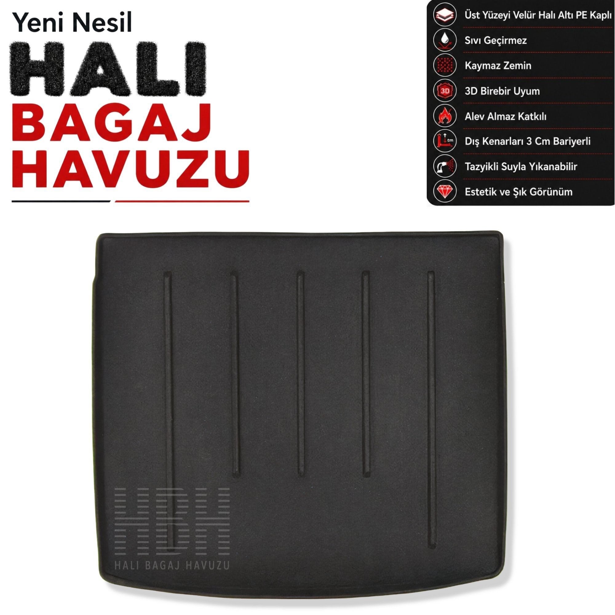 Hyundai İoniq Halı Bagaj Havuzu (2017 Sonrası)
