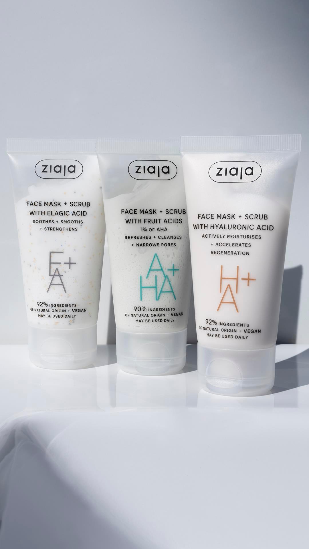 Ziaja - ELAGİK ASİTLİ YÜZ MASKESİ & SCRUB'I