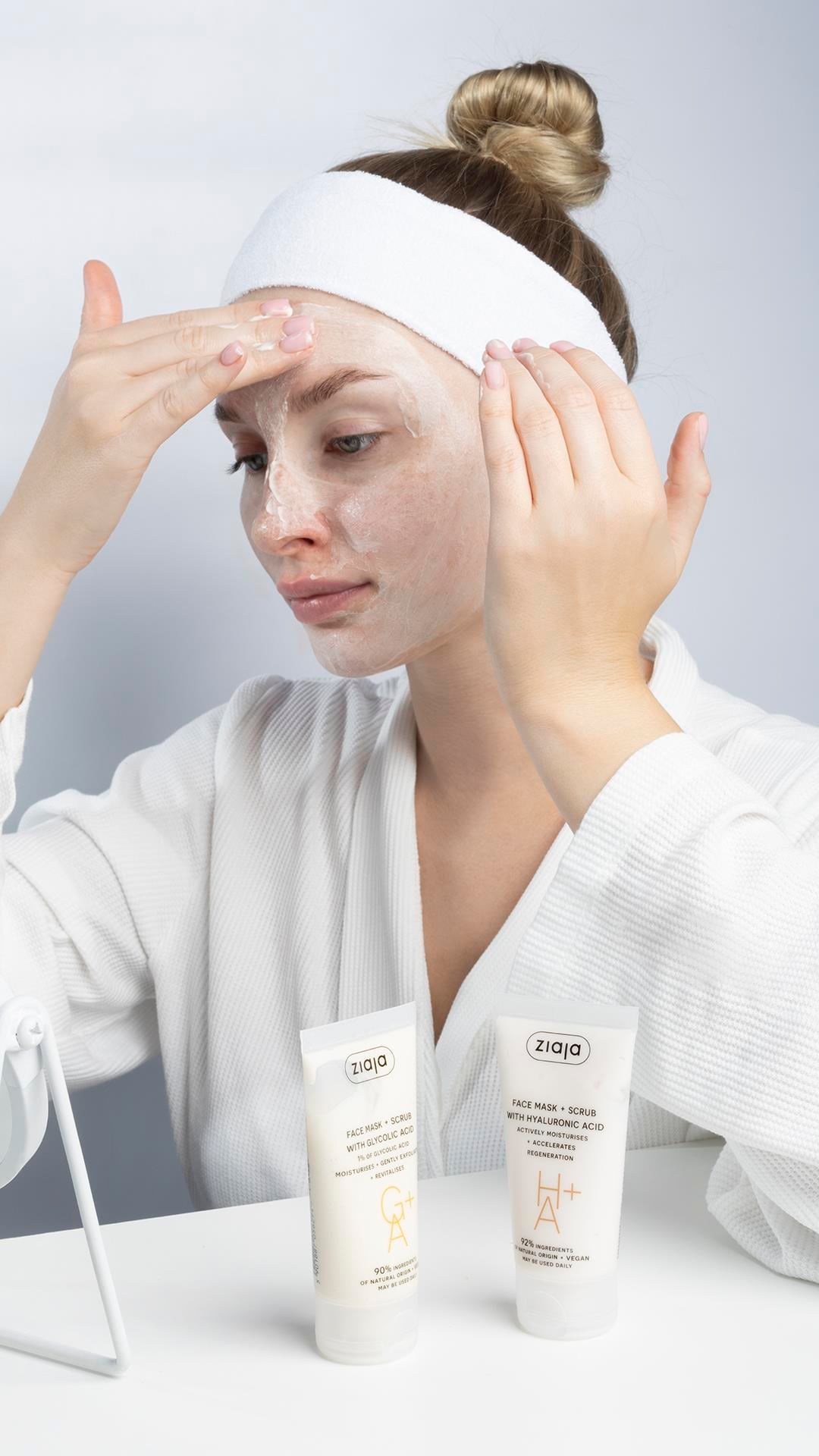 Ziaja - HİYALÜRONİK ASİTLİ YÜZ MASKESİ & SCRUB