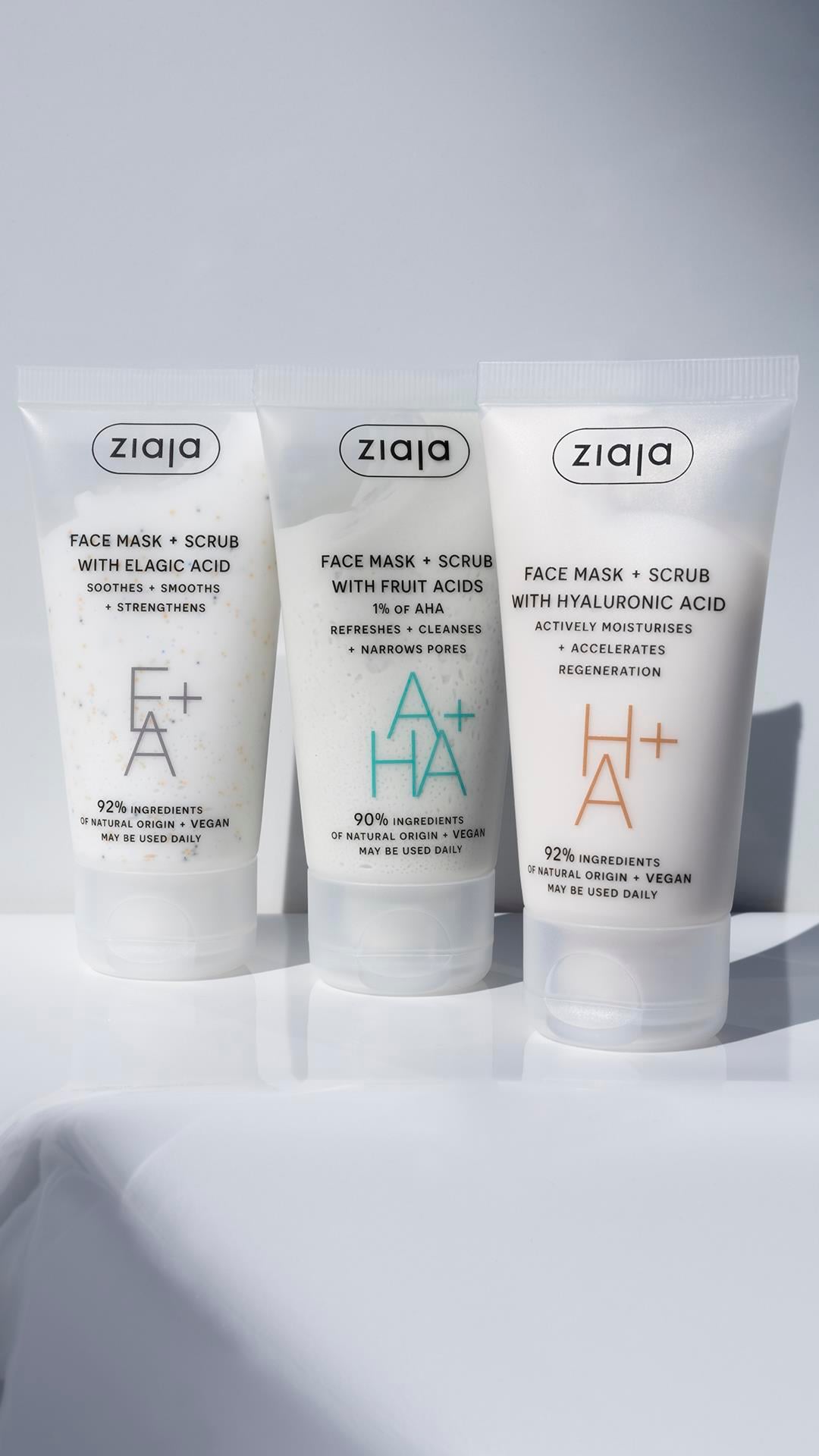 Ziaja - HİYALÜRONİK ASİTLİ YÜZ MASKESİ & SCRUB