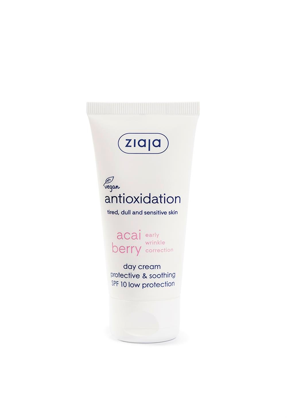 ZiajaAcai Berry Gündüz Kremi SPF 10 Koruyucu & Yatıştırıcı 50 ml