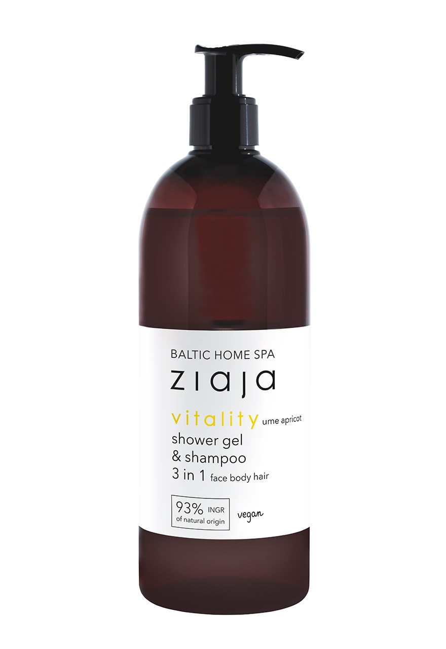 ZIAJASHOP - Ziaja - ZIAJA  BALTIC HOME SPA VITALITY 3'Ü 1 ARADA DUŞ JEL & ŞAMPUANI 500 ML