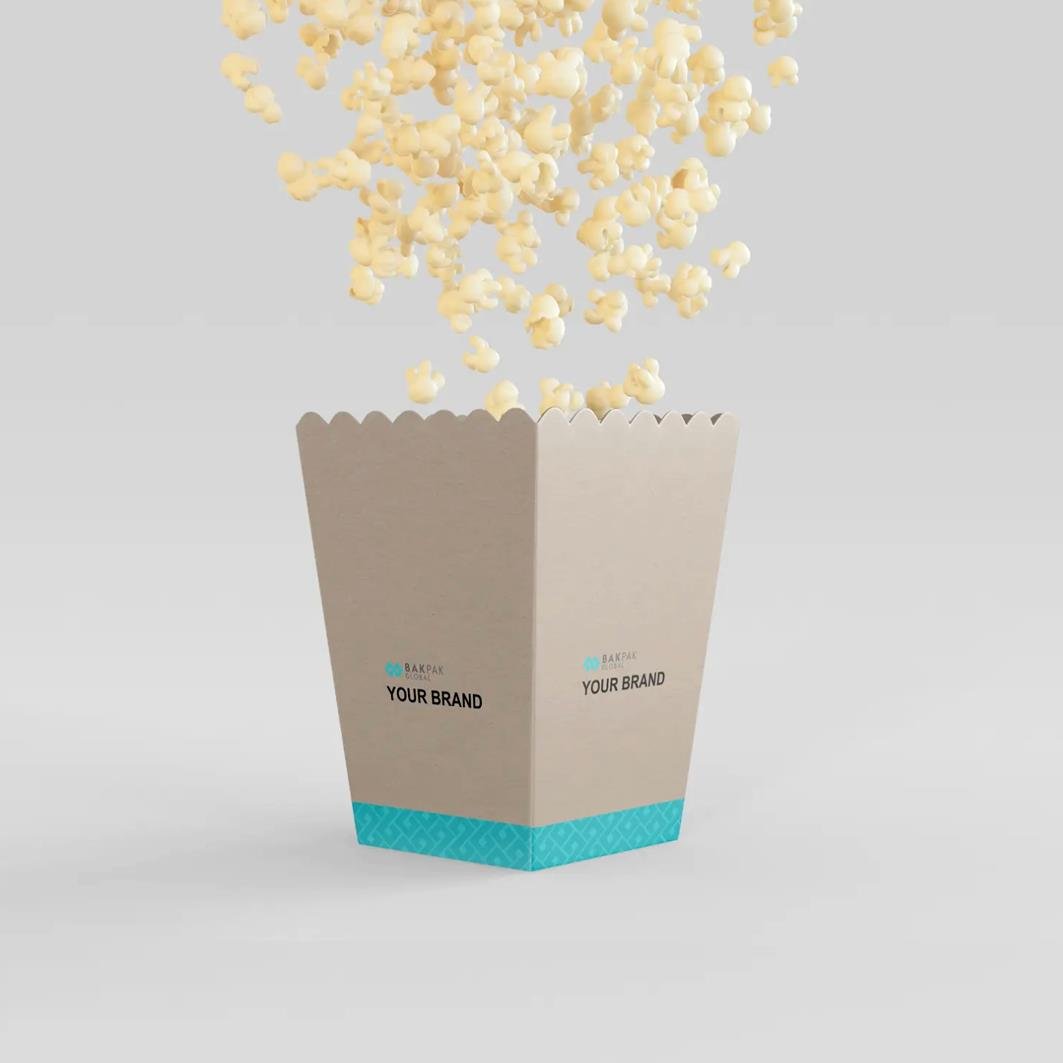Kıbrıs Baskılı Popcorn Kutusu