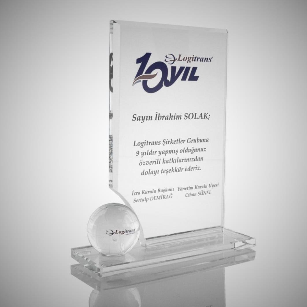 Kıbrıs Kristal Plaket