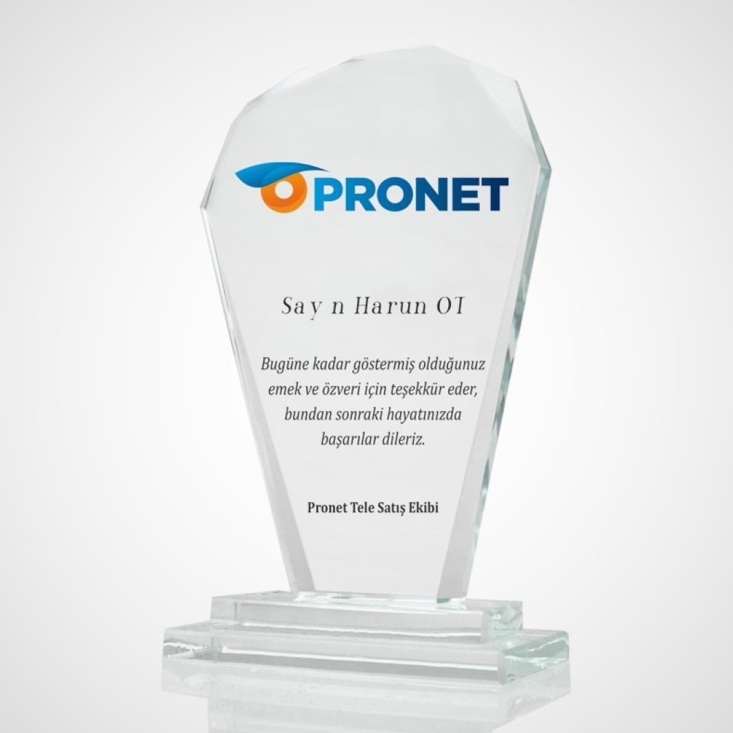 Kıbrıs Kristal Plaket