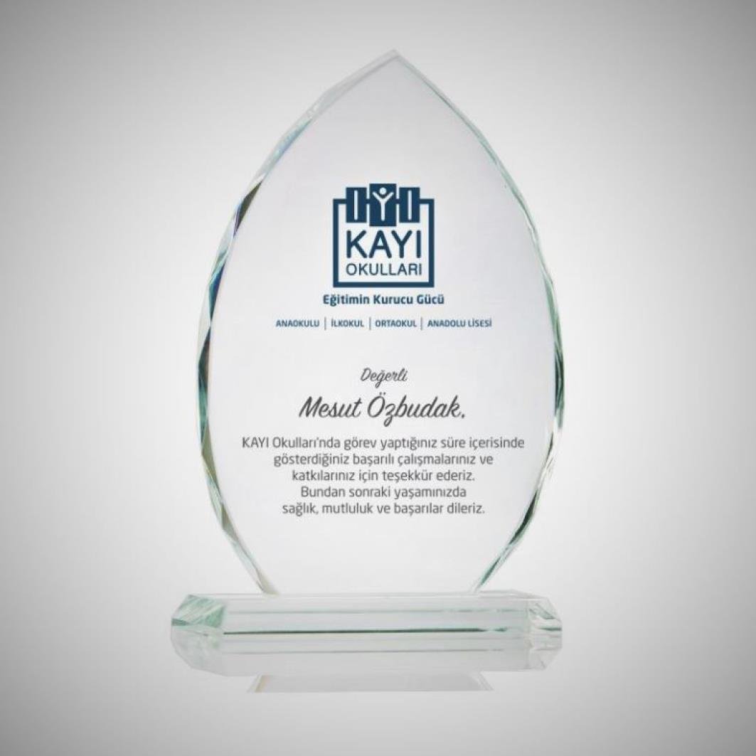 Kıbrıs Kristal Plaket