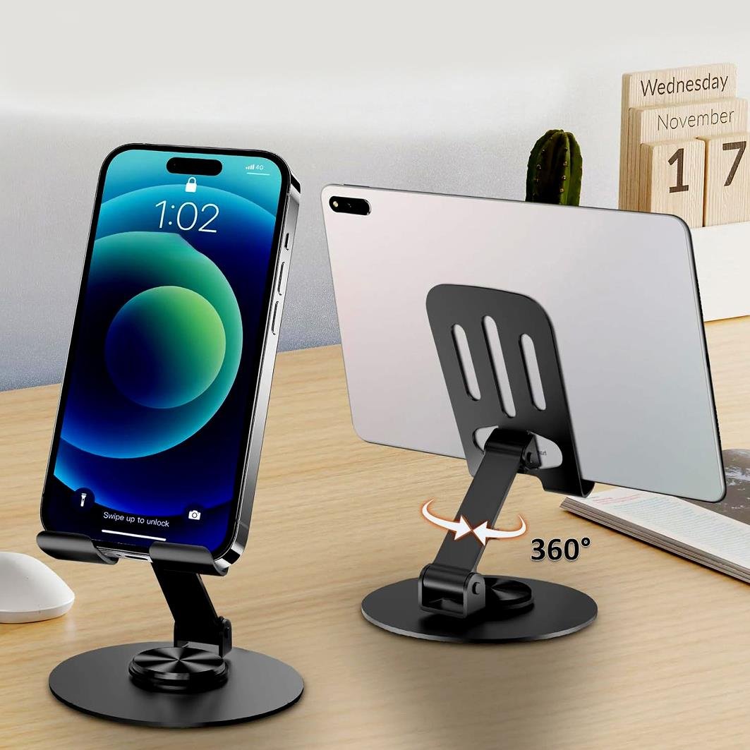 Kıbrıs Metal 360 Derece Dönen Telefon Standı