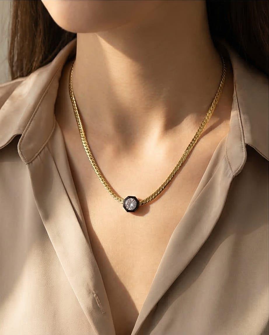 Hasır Ezme Serenay Kolye