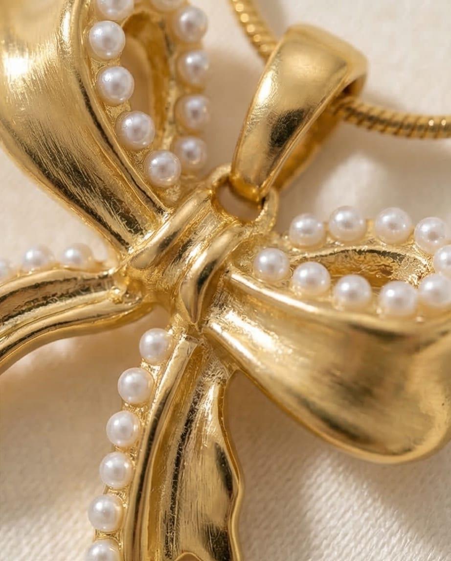 İncili Kurdela Kolye