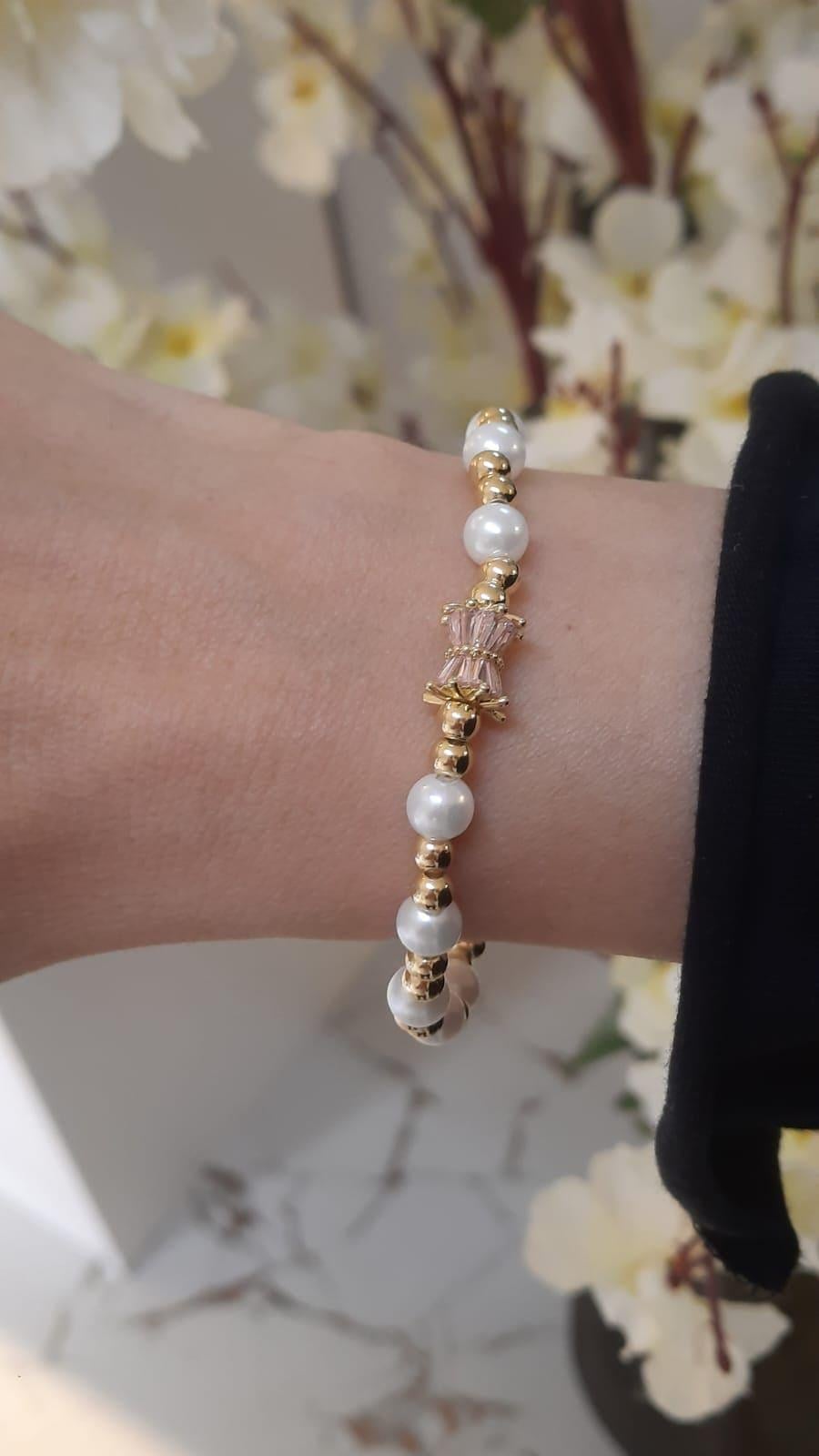 MİSİNA İPİ İNCİLİ BİLEKLİK