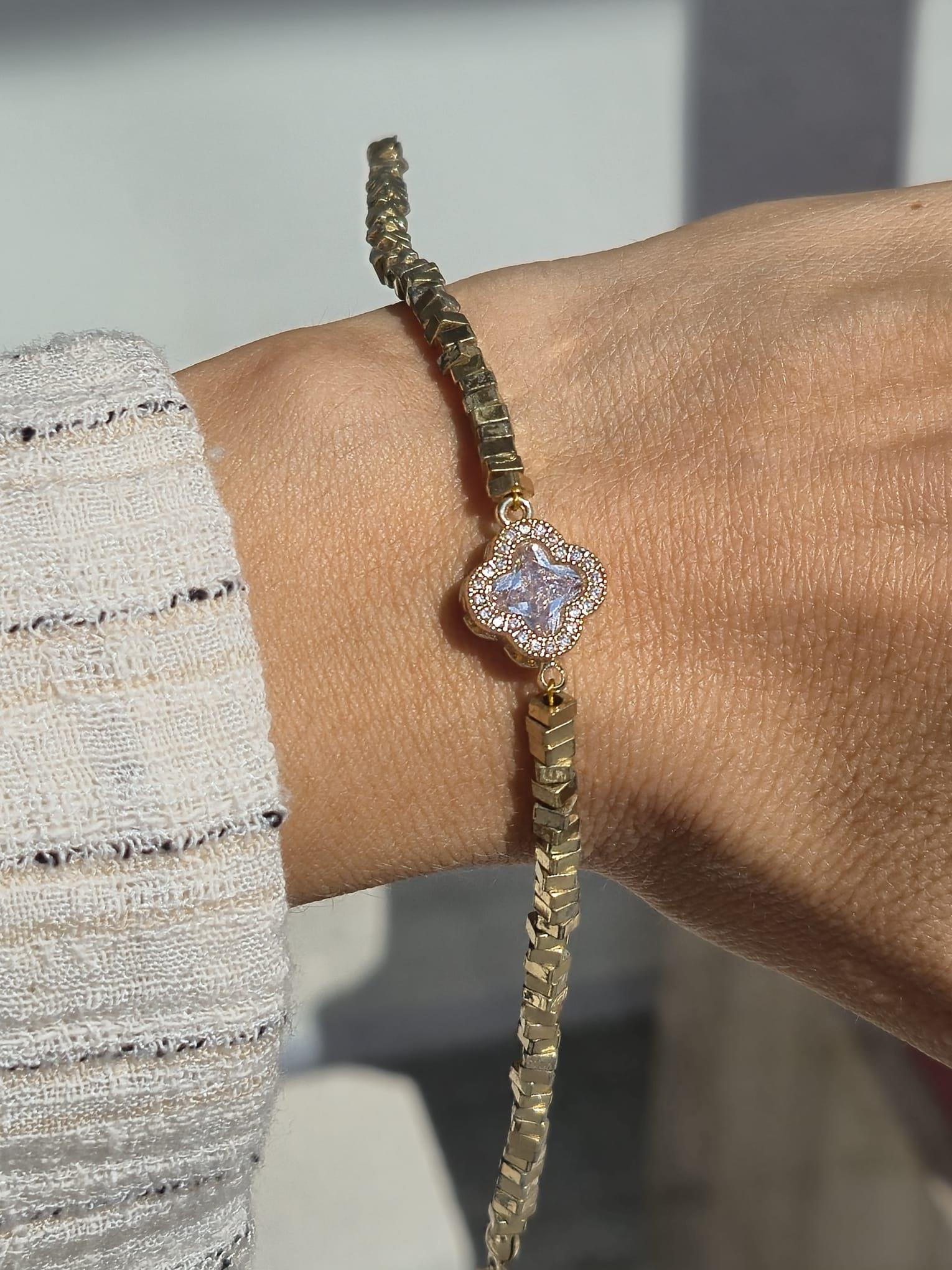 Mozaik Çiçek Bileklik